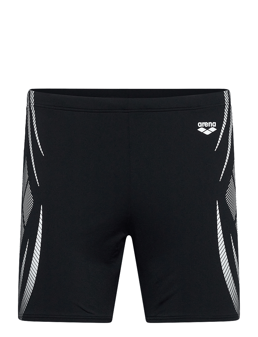 Arena - MEN'S ARENA POSEIDONIA SWIM MID JAMMER NAVY-WATER - black-white - 0
