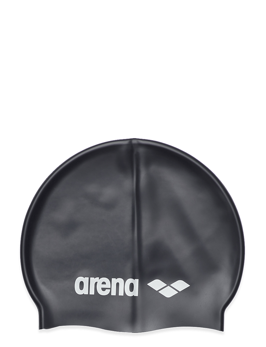 Arena - CLASSIC SILICONE JR BLACK-SILVER - swimming accessories - black,silver - 0