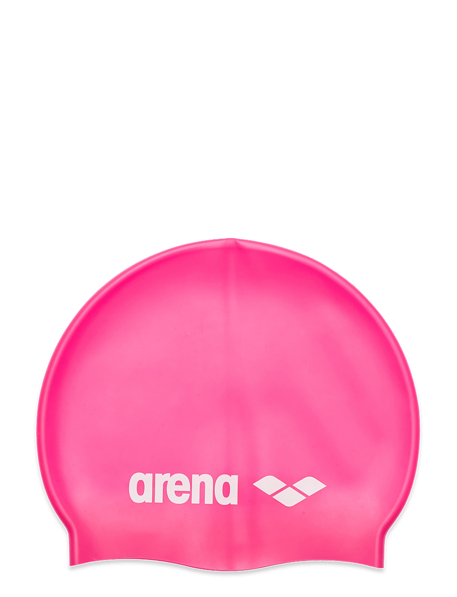 Arena - CLASSIC SILICONE JR BLACK-SILVER - swimming accessories - fuxia,white - 0