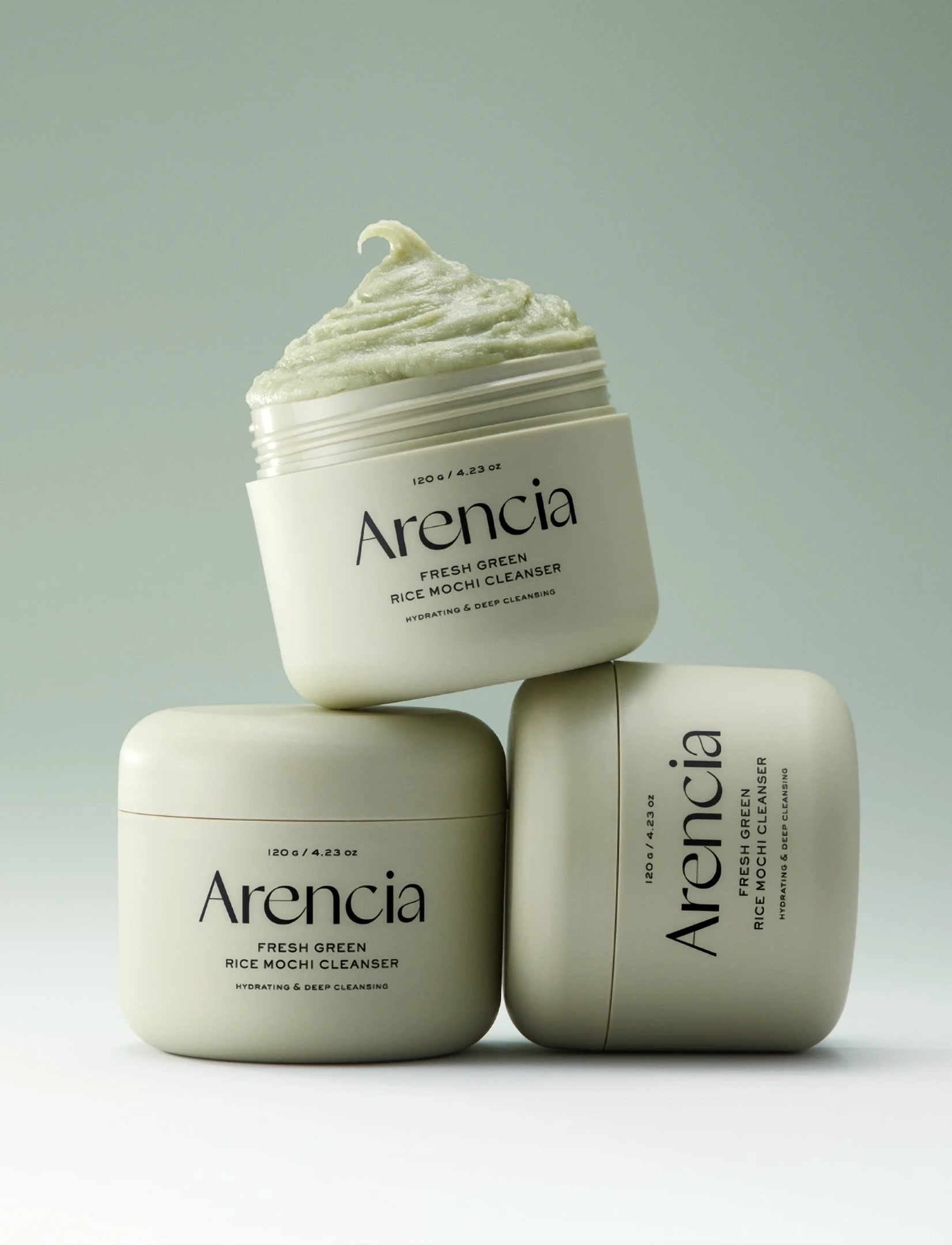 Arencia Fresh Green Rice Mochi Cleanser, 120 G, Nude, Cleansers > Cleansing Balm, Dame