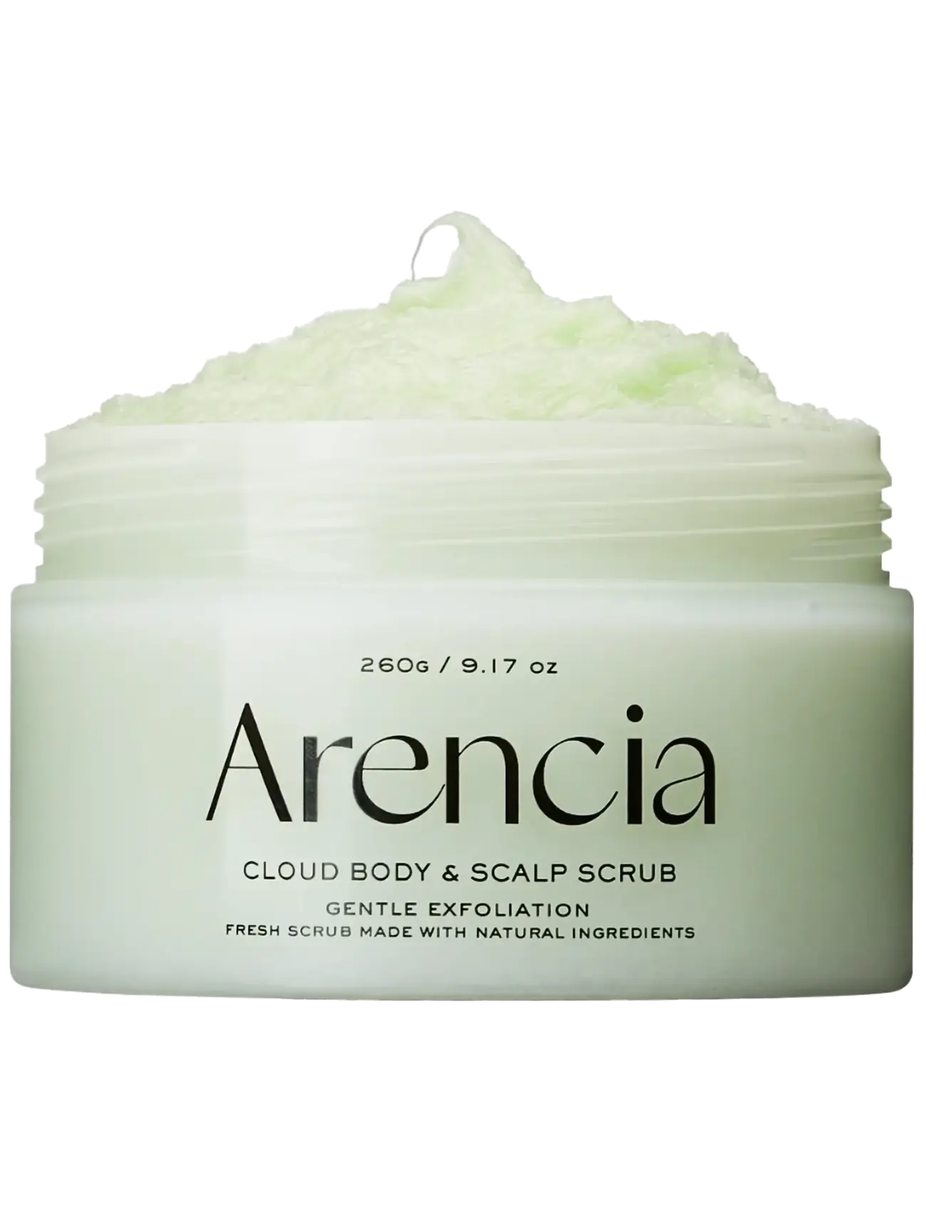 Arencia Fresh Cloud Body & Scalp Scrub Geranium & Primrose, Hovedbundspleje, Nude, Str: 260 G