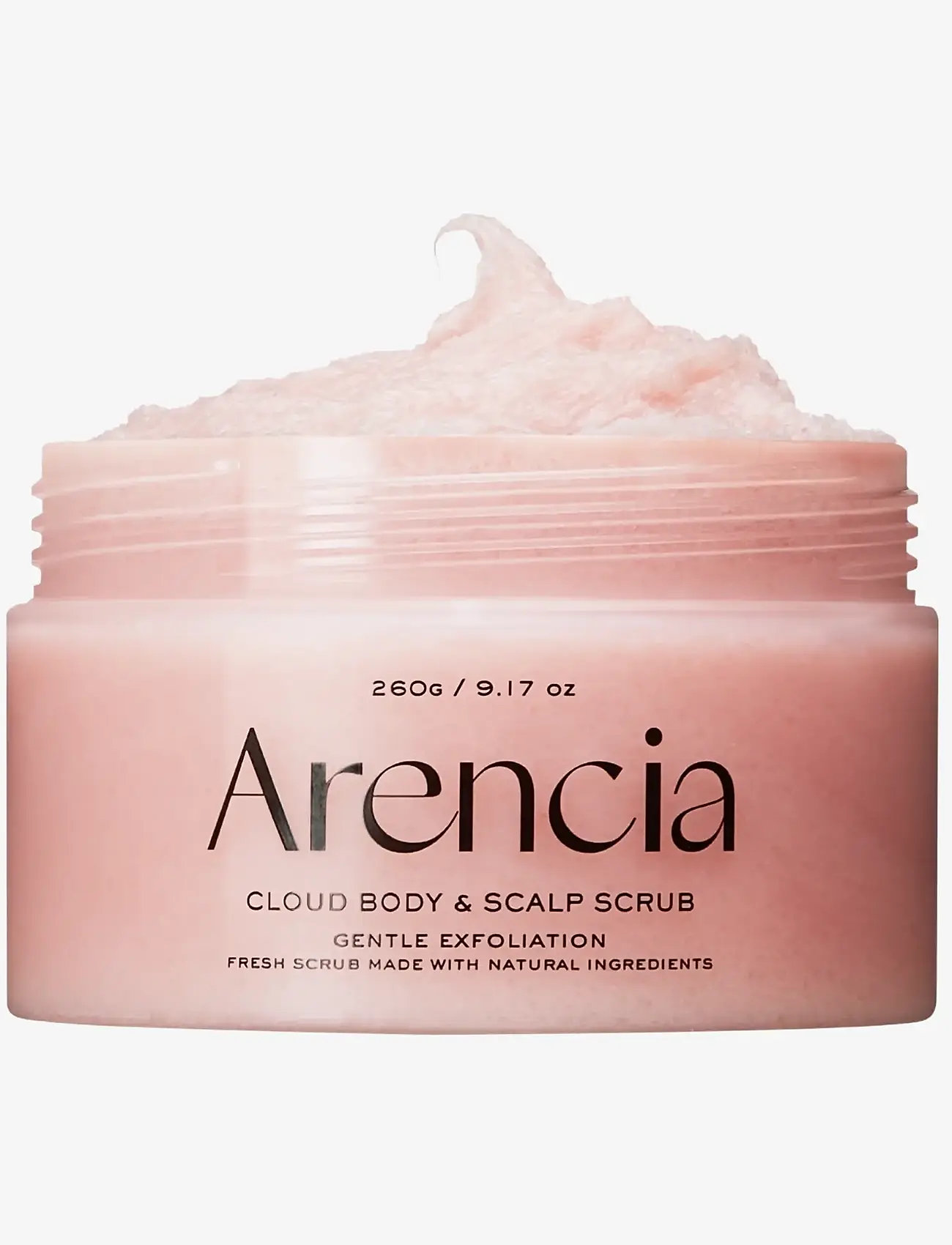 Arencia - Fresh Cloud Body & Scalp Scrub Lavender & Pear - skrub & exfoliering - krop - clear - 0