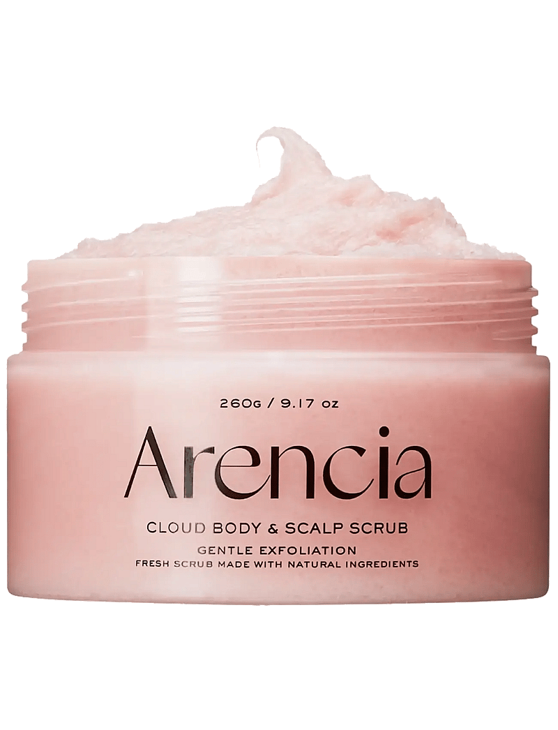 Arencia - Fresh Cloud Body & Scalp Scrub Lavender & Pear - skrub & exfoliering - krop - clear - 0