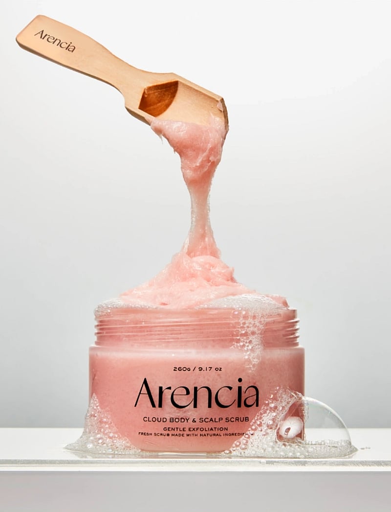 Arencia - Fresh Cloud Body & Scalp Scrub Lavender & Pear - skrub & exfoliering - krop - clear - 2