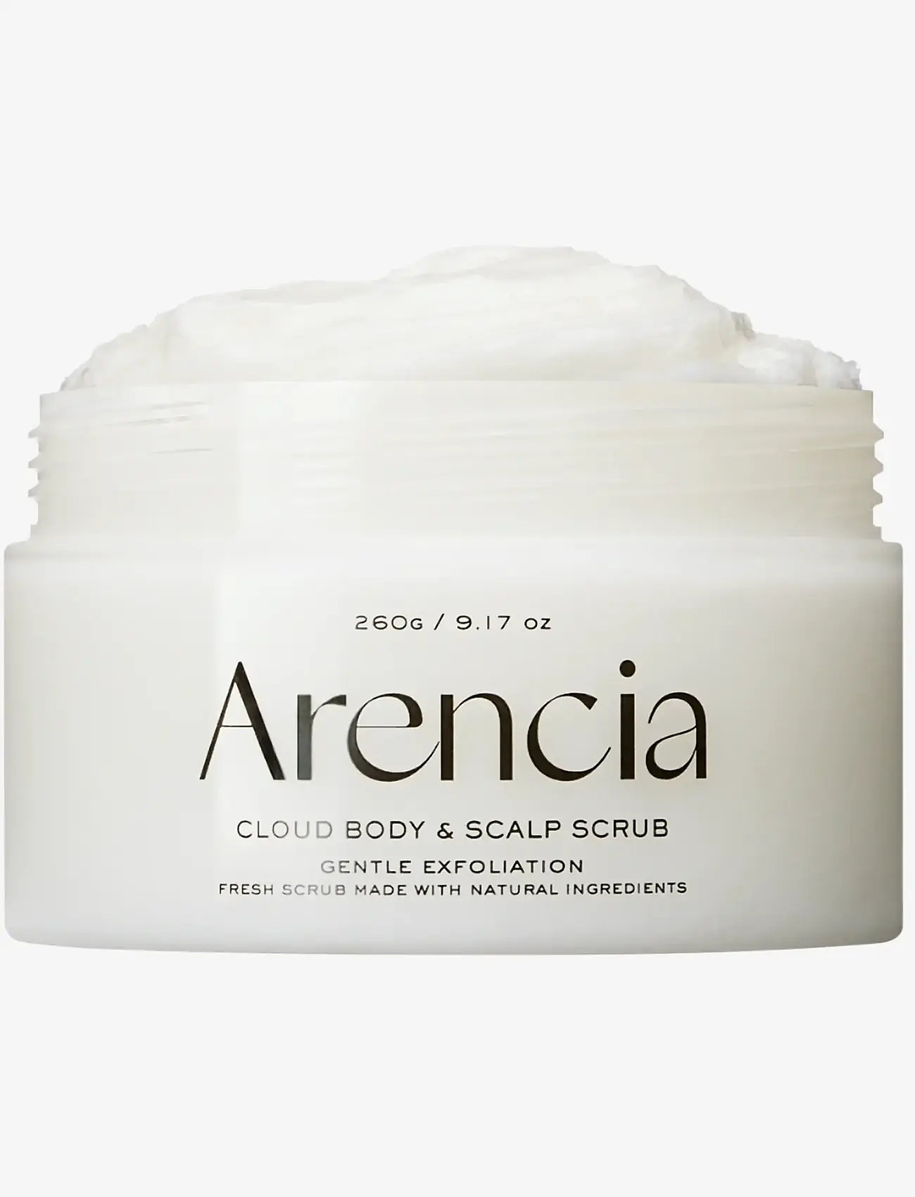 Arencia - Fresh Cloud Body & Scalp Scrub White Tea & Neroli - skrub & exfoliering - krop - clear - 1