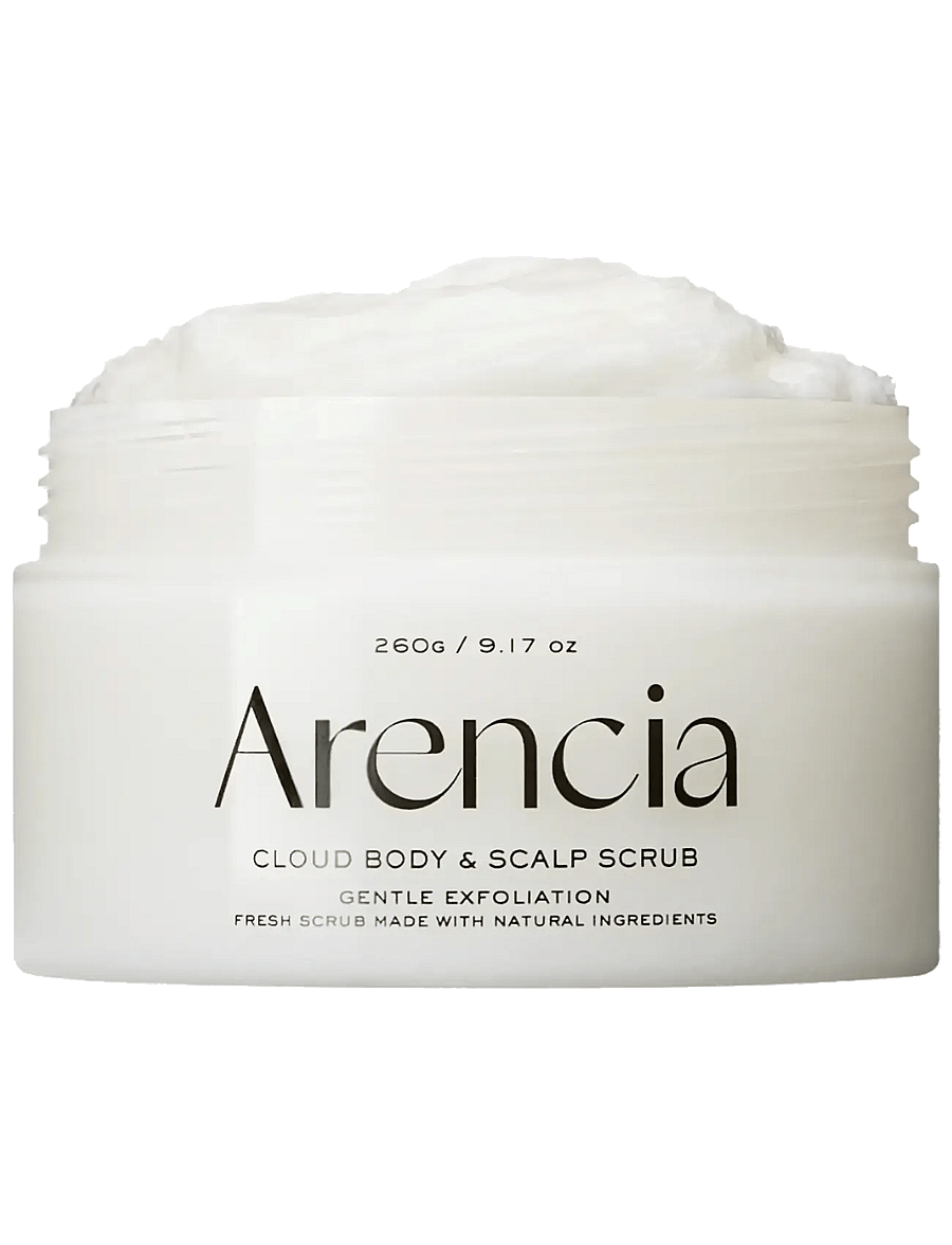 Arencia - Fresh Cloud Body & Scalp Scrub White Tea & Neroli - keha koorimine - clear - 1