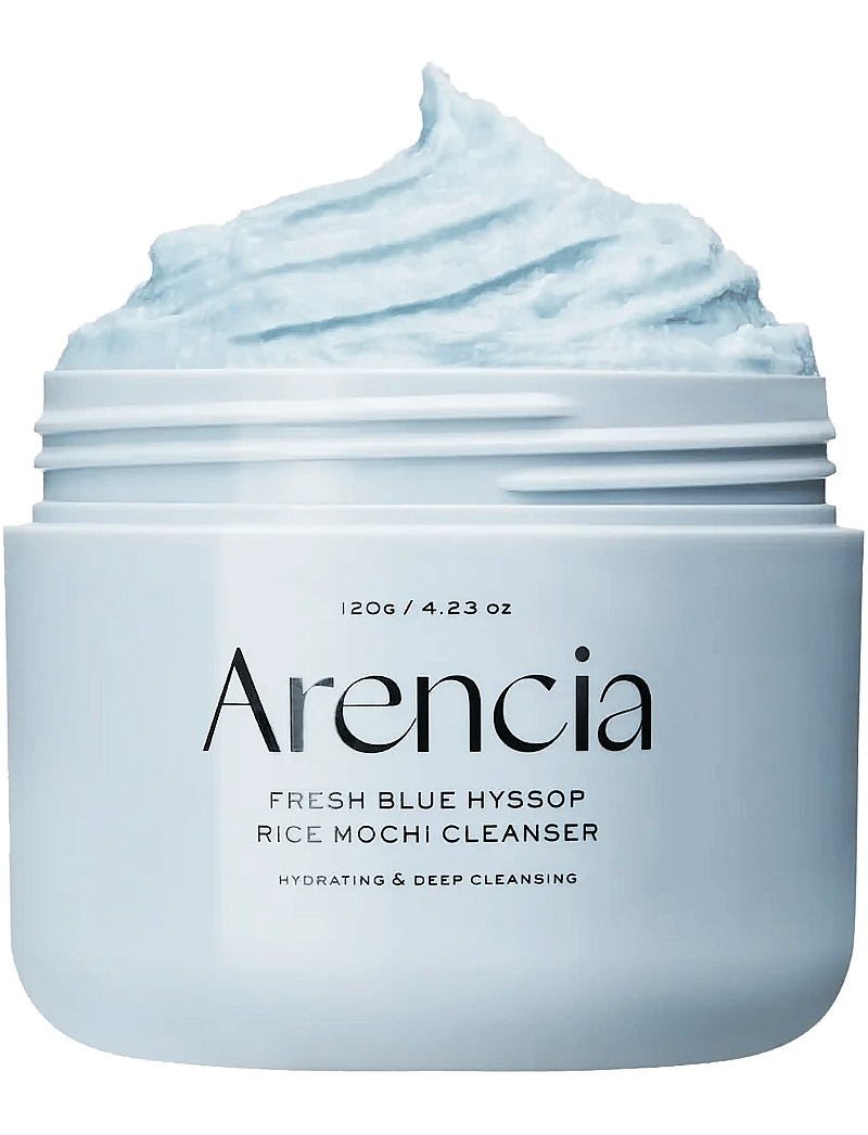 Arencia - Blue Hyssop Rice Mochi Cleanser - cleansing balm - clear - 1