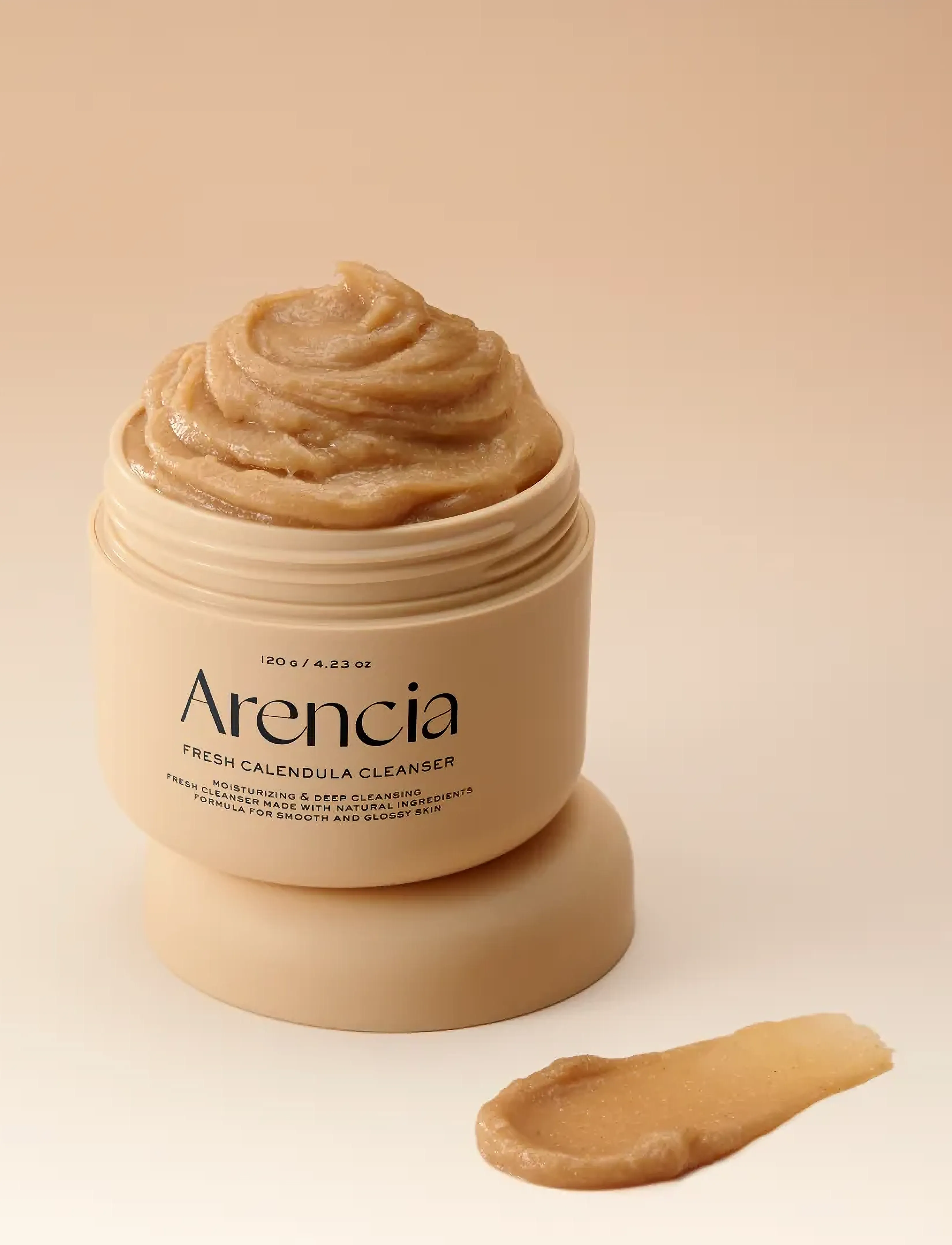 Arencia Calendula Rice Mochi Cleanser, 120 G, Nude, Cleansers > Cleansing Balm, Dame