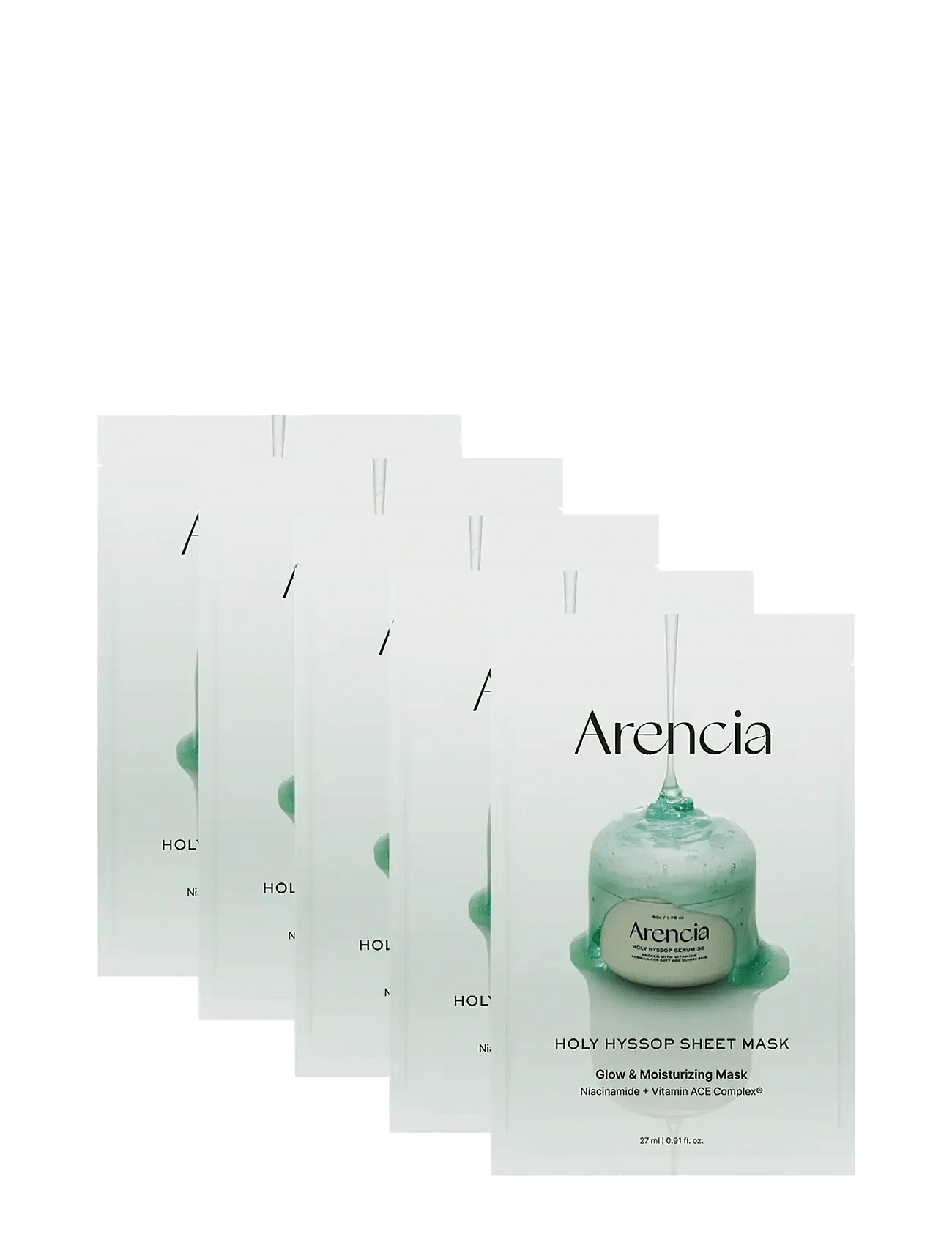Arencia - Holy Hyssop Sheet Mask (5 pcs.)