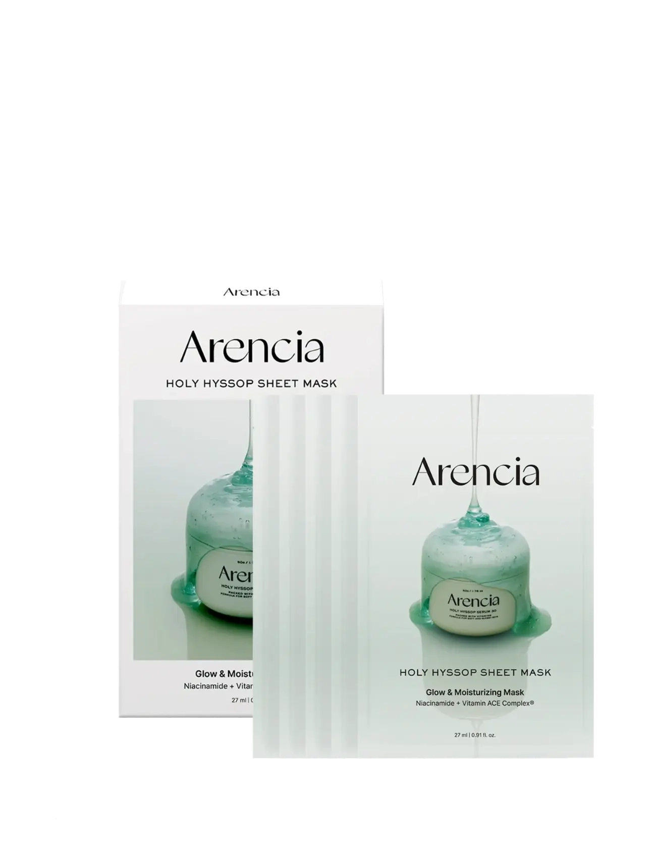 Arencia - Arencia - Holy Hyssop Sheet Mask (5 pcs.) - clear - 1