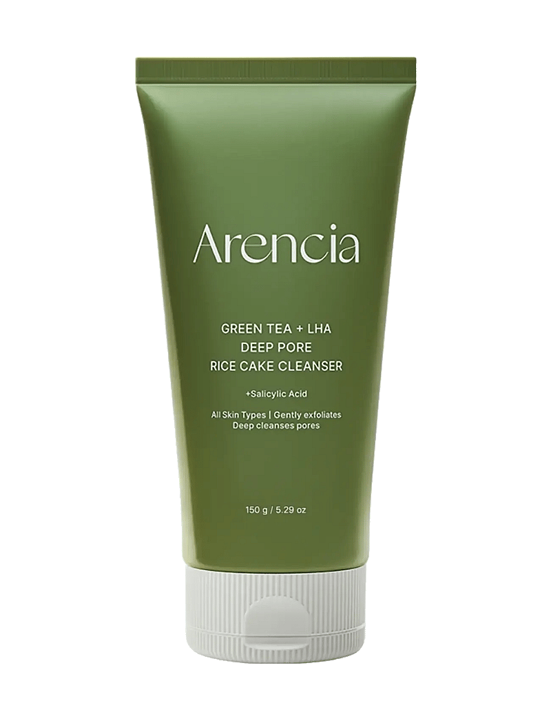 Arencia - Arencia - Green Tea + LHA Deep Pore Rice Cake Cleanser (150g.) - hreinsifroður - clear - 1