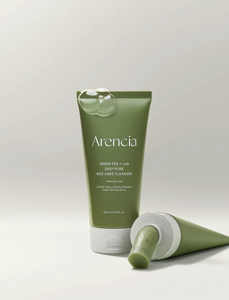 Arencia - Arencia - Green Tea + LHA Deep Pore Rice Cake Cleanser (150g.) - hreinsifroður - clear - 2