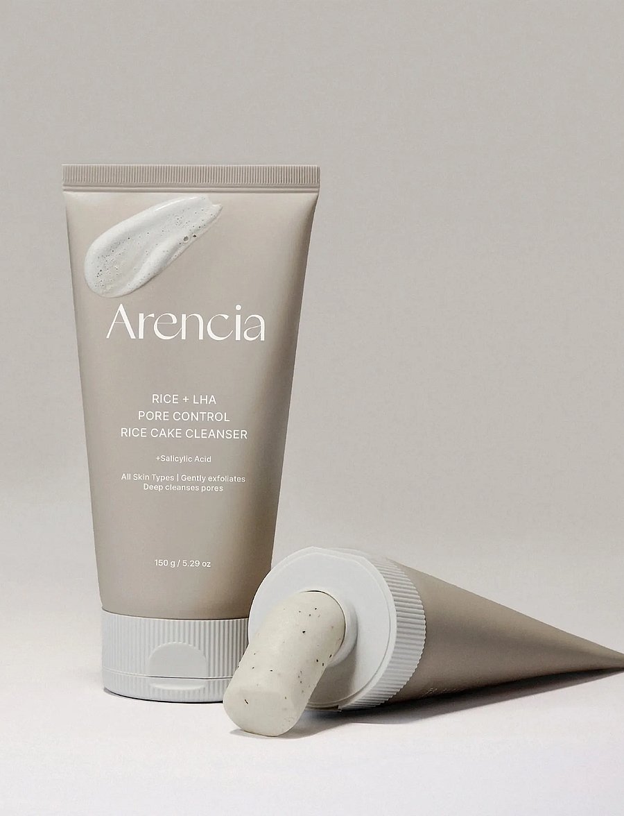 Arencia - Arencia - Rice + LHA Pore Control Rice Cake Cleanser (150g.) - clear - 2