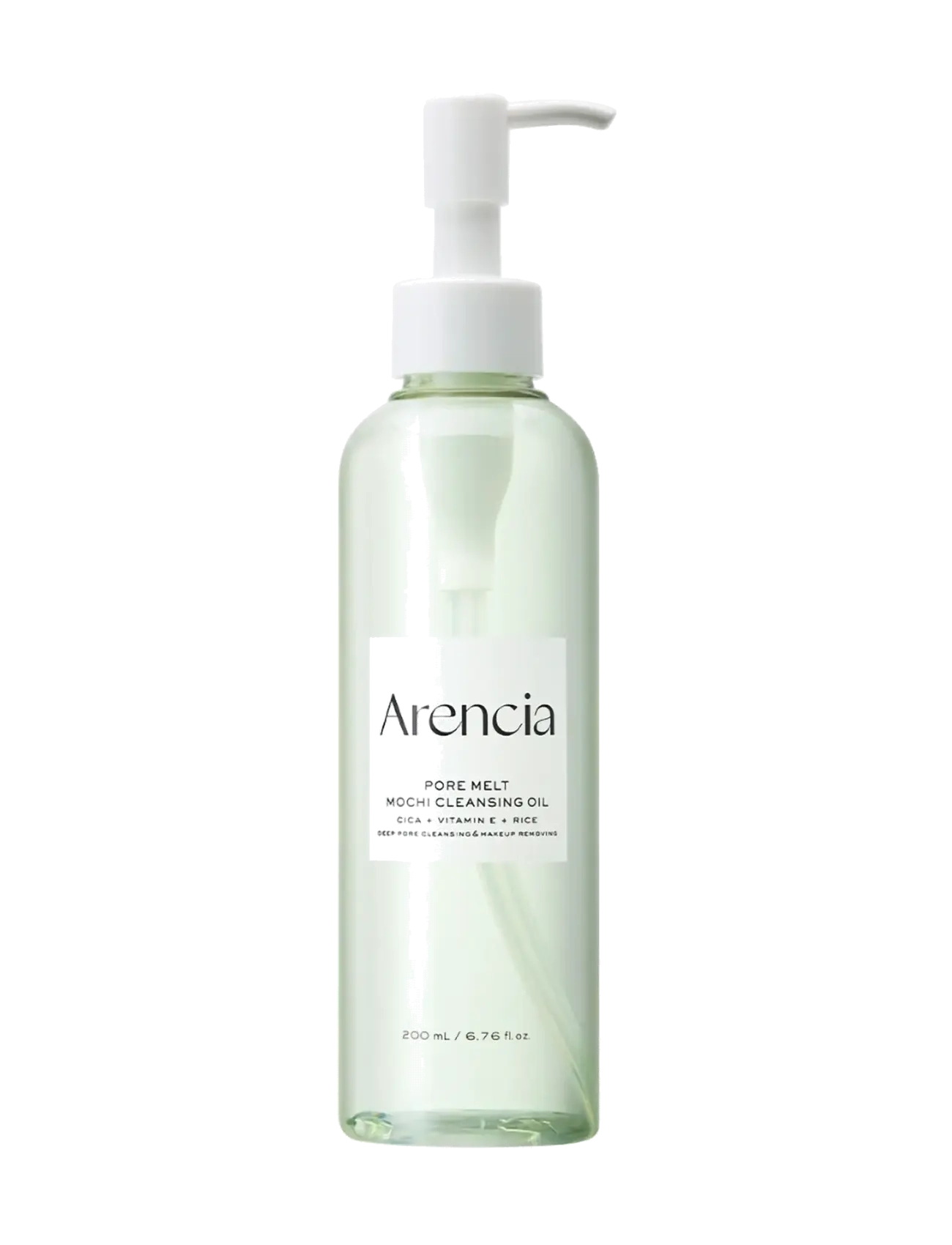 Arencia - Pore Melt Mochi Cleansing Oil (200Ml.), Vinegar & Dressing Bottles Cleanser, Nude, Str: 200 ML