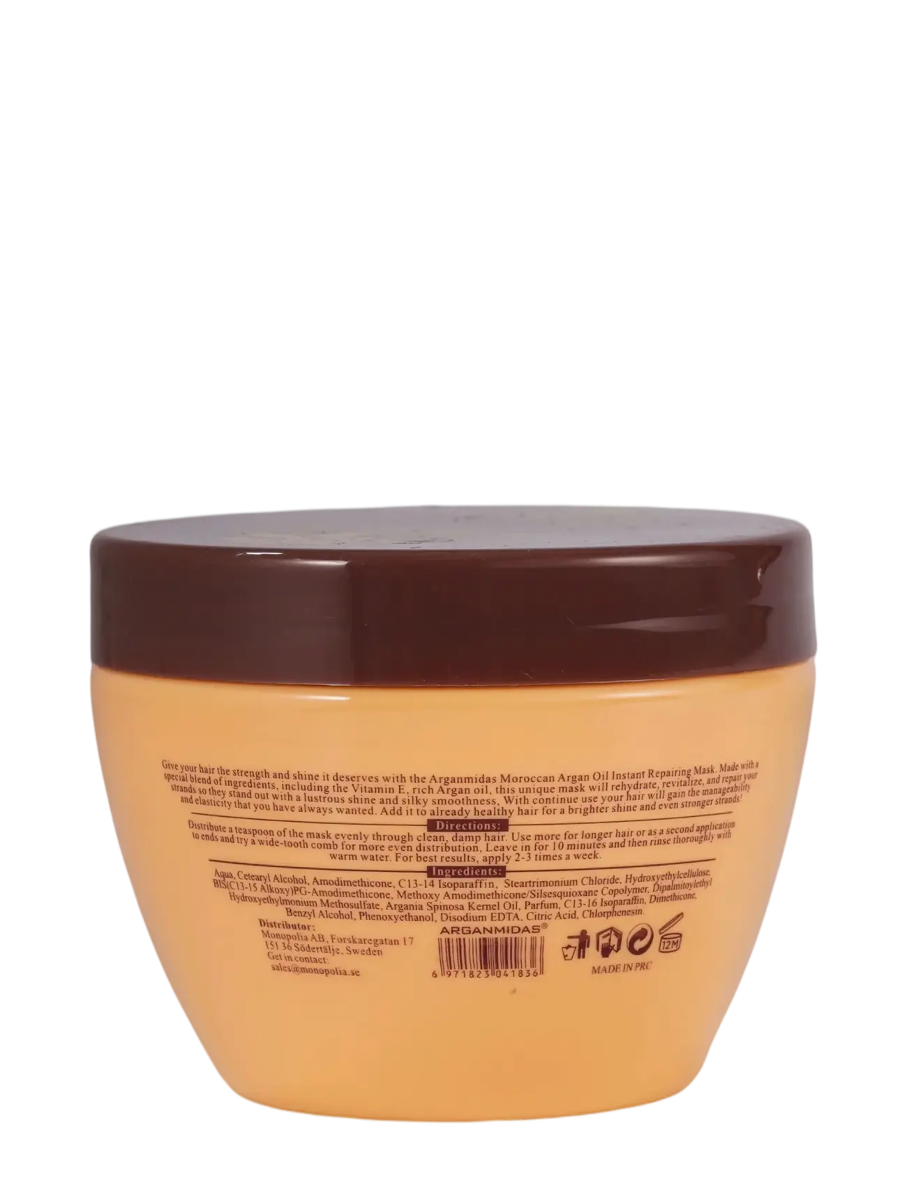 Arganmidas - Arganmidas Instant Repairing Mask - juuksemaskid - no colour - 1