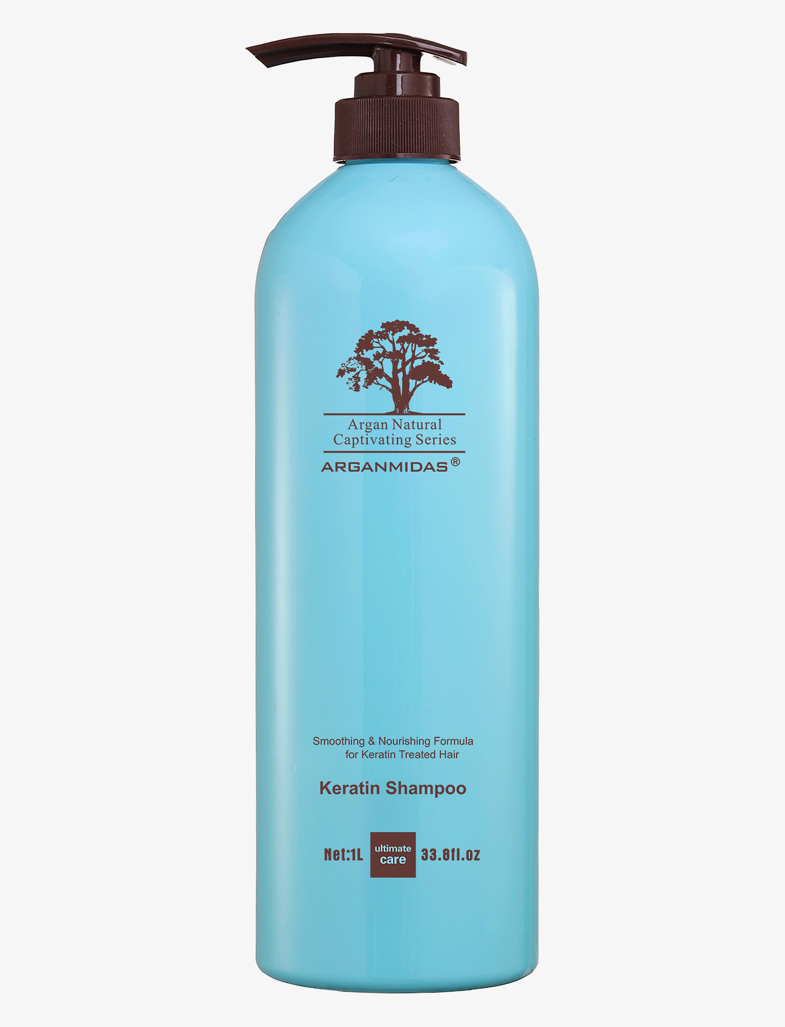 Arganmidas Keratin Treatment Shampoo, Shampoo, Nude, Str: 1000 ml