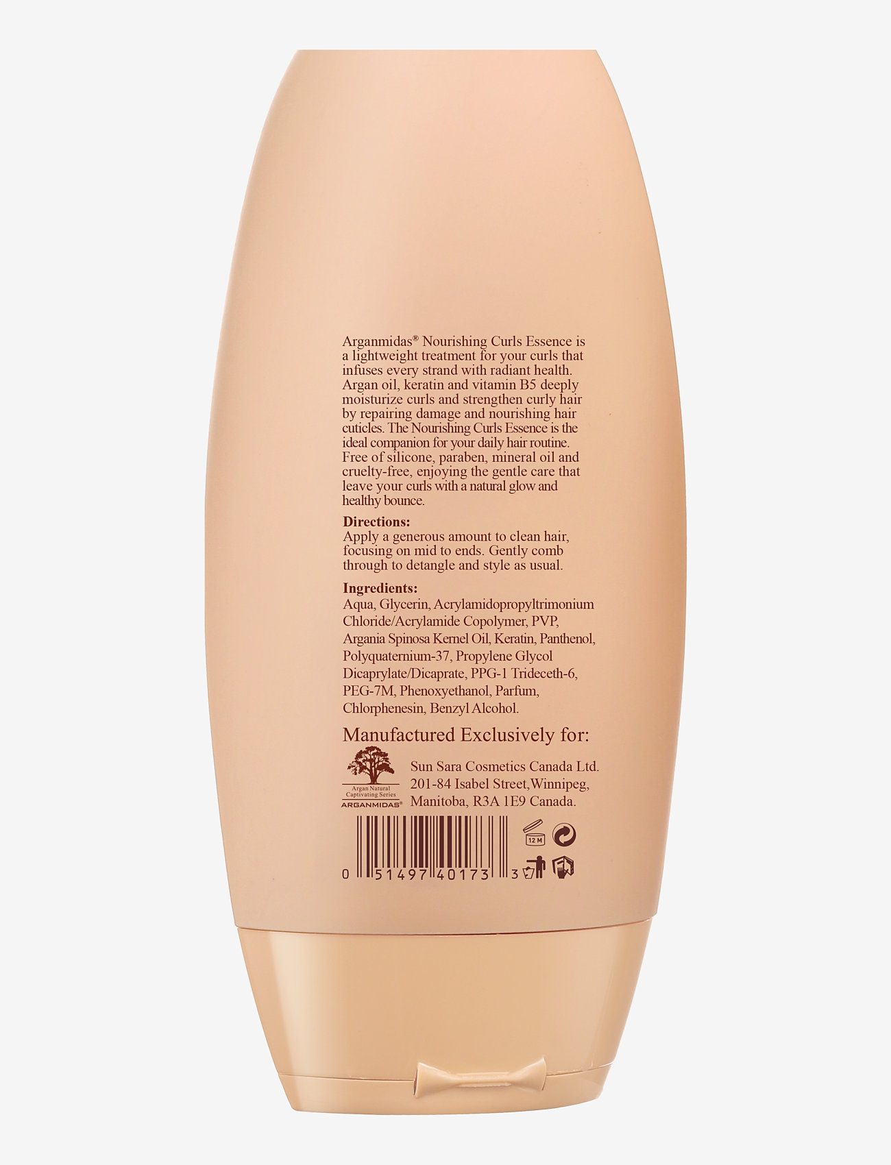 Arganmidas - Nourishing Curls Essence - meðferðir - no color - 1