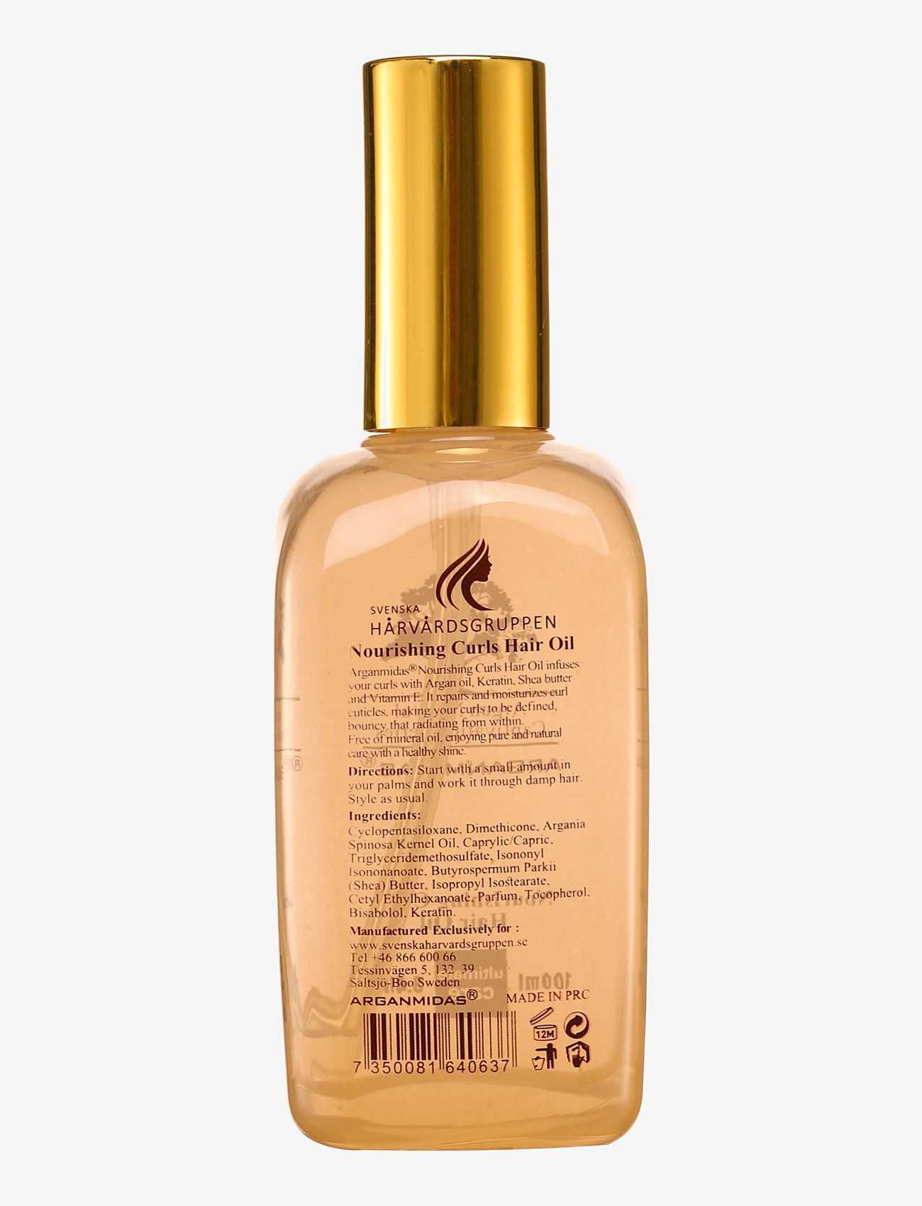 Arganmidas - Nourishing Curls Hair Oil - håroljor - no color - 1