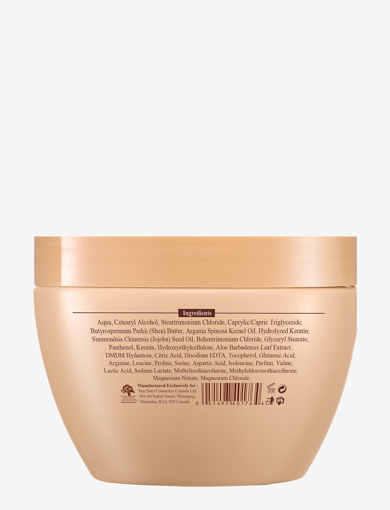 Arganmidas - Nourishing Curls Hair Mask - hårmasker - no color - 1