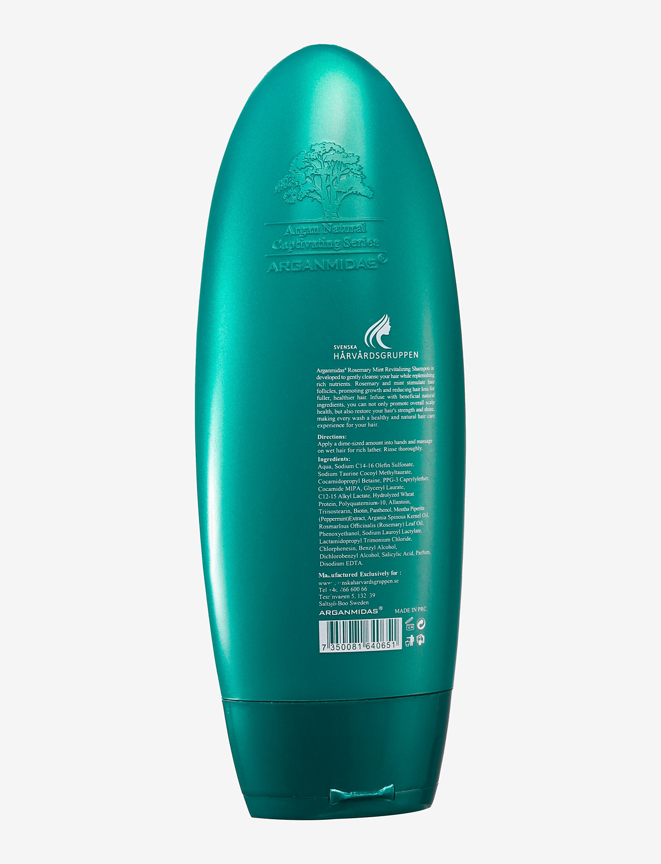 Arganmidas - Rosemary Mint Revitalizing Shampoo - peanahahooldused - no color - 1