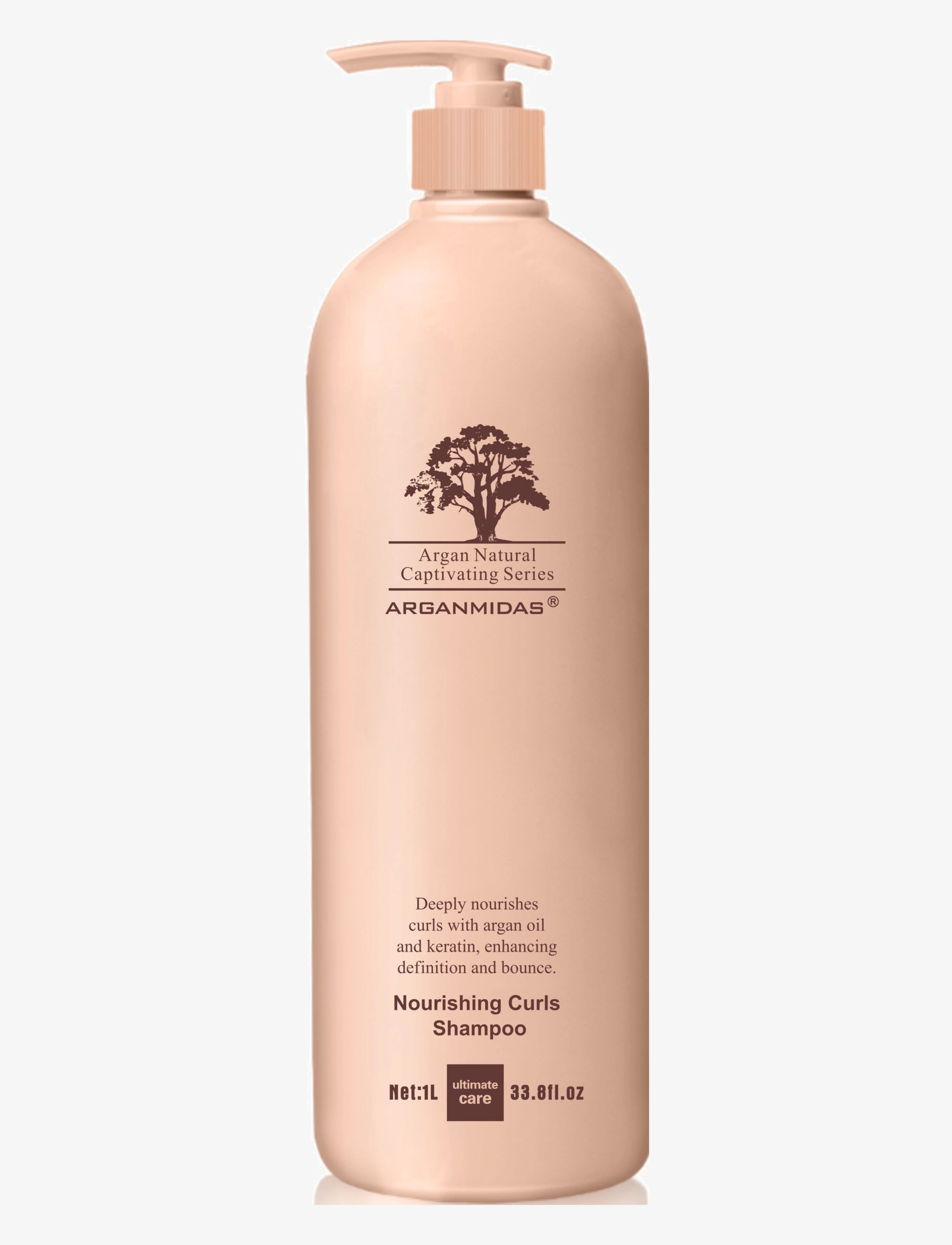 Arganmidas Nourishing Curls Shampoo, Shampoo, Nude, Str: 1000 ML