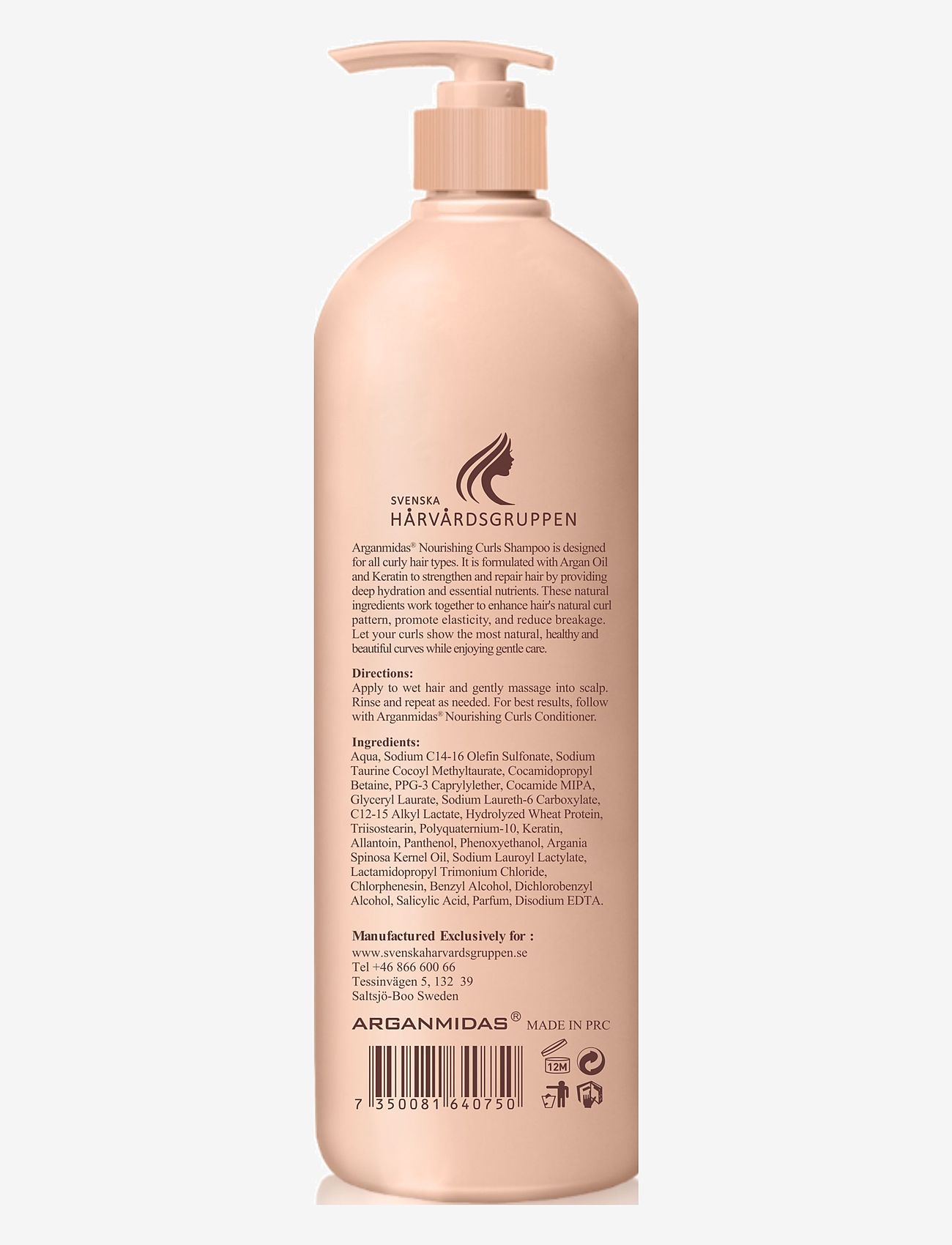 Arganmidas - Nourishing Curls Shampoo - Šampoon - no color - 2