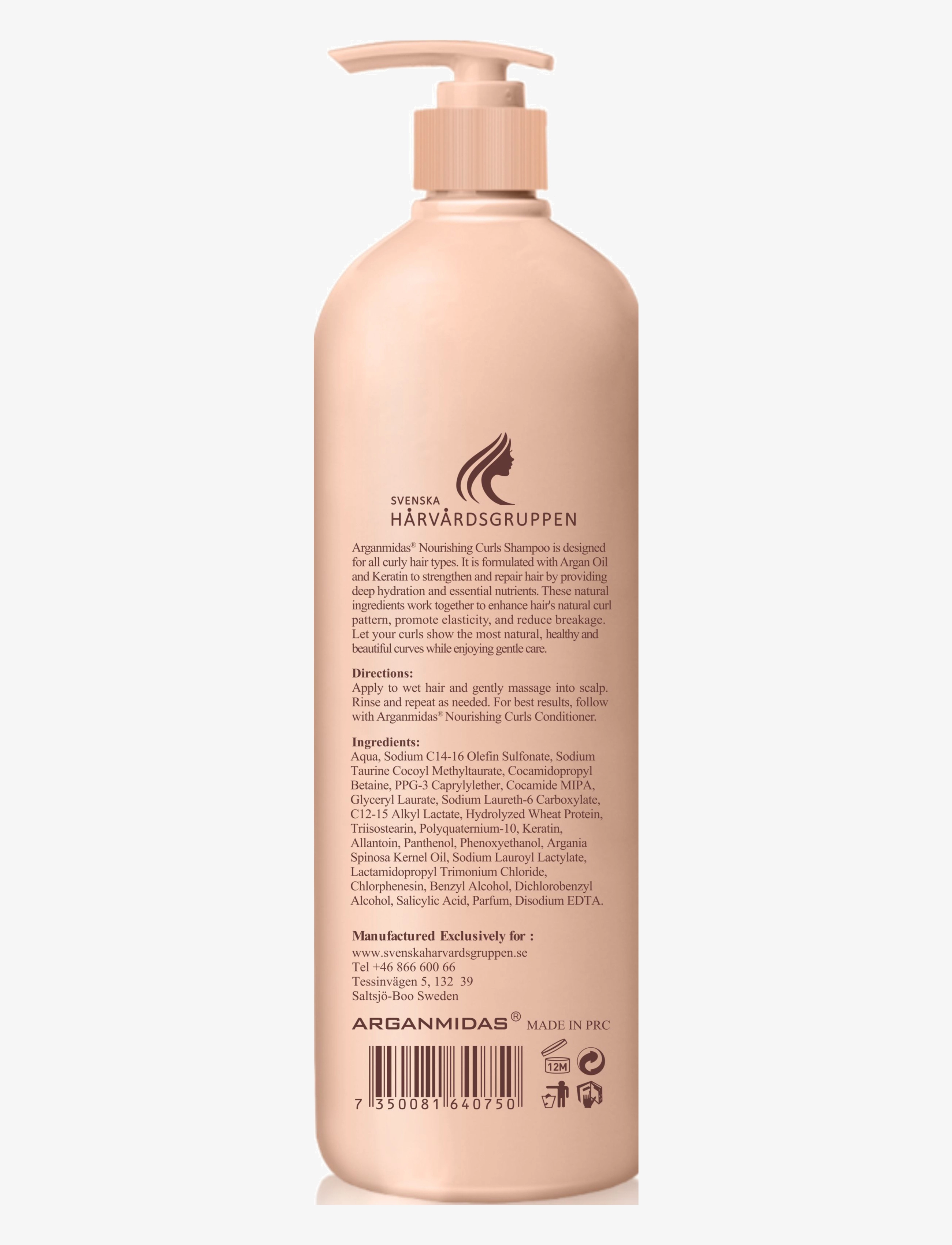 Arganmidas - Nourishing Curls Shampoo - Šampoon - no color - 2