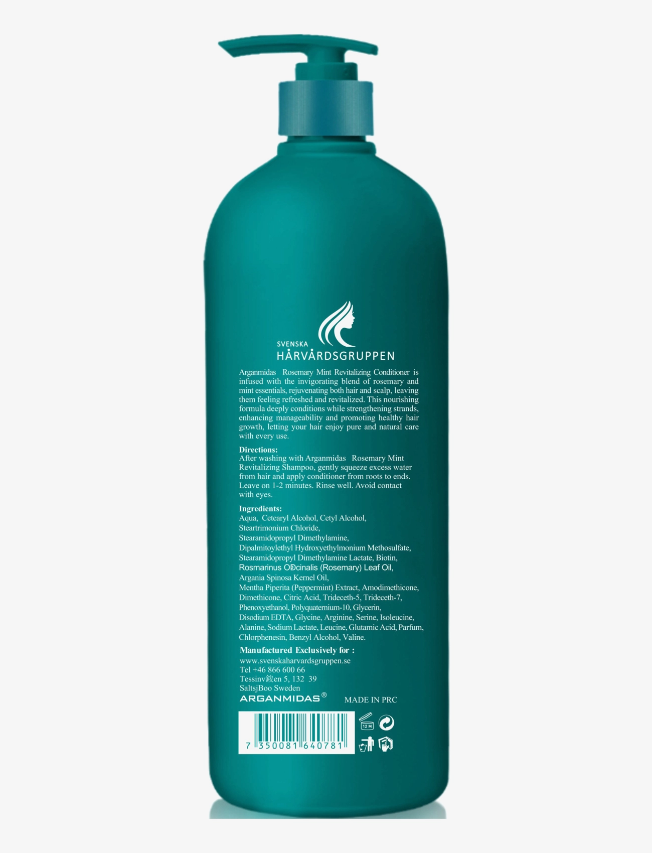 Arganmidas - Rosemary Mint Revitalizing Conditioner - meðferðir fyrir hársvörð - no color - 1