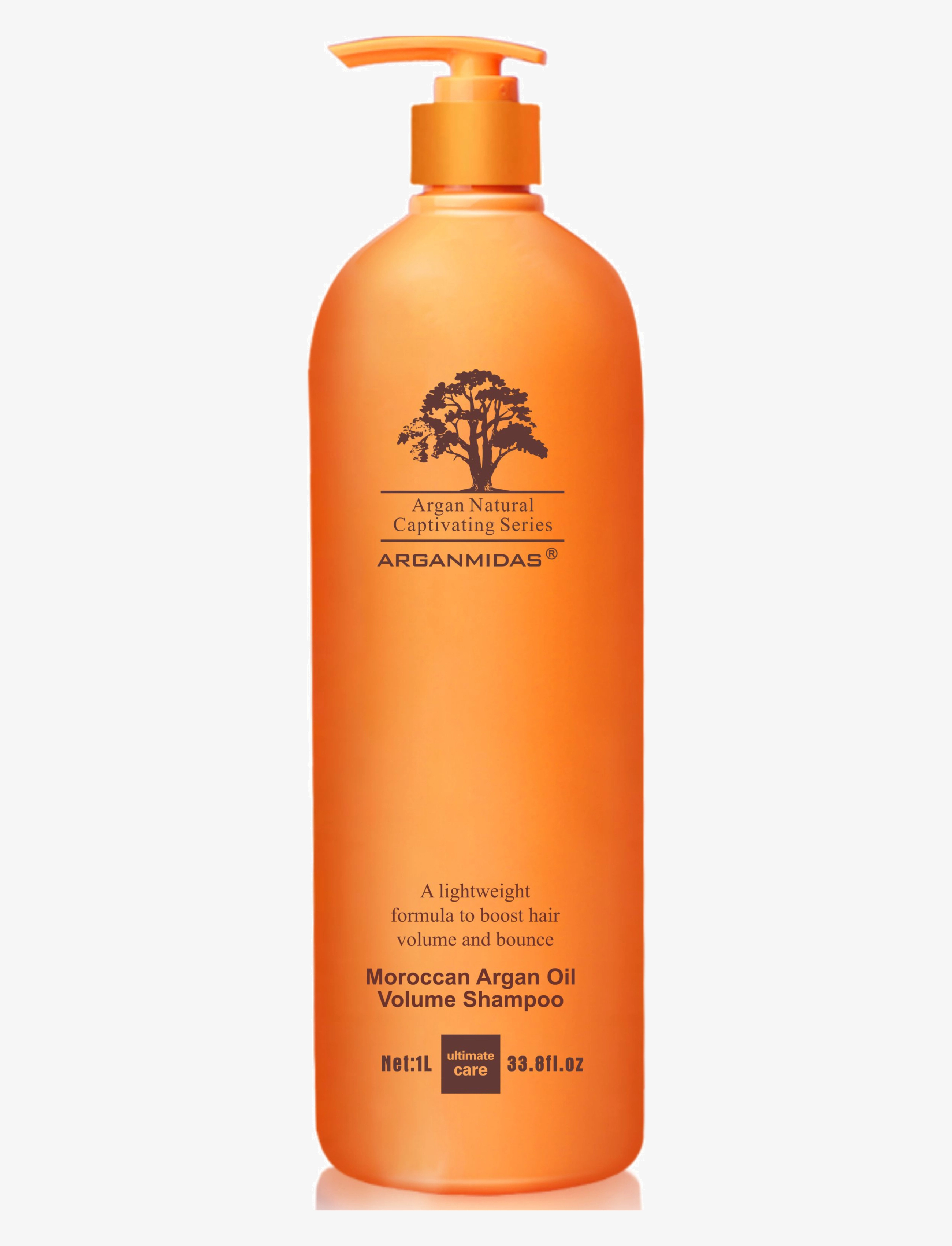 Arganmidas Moroccan Argan Oil Volume Shampoo, Shampoo, Nude, Str: 1000 ML