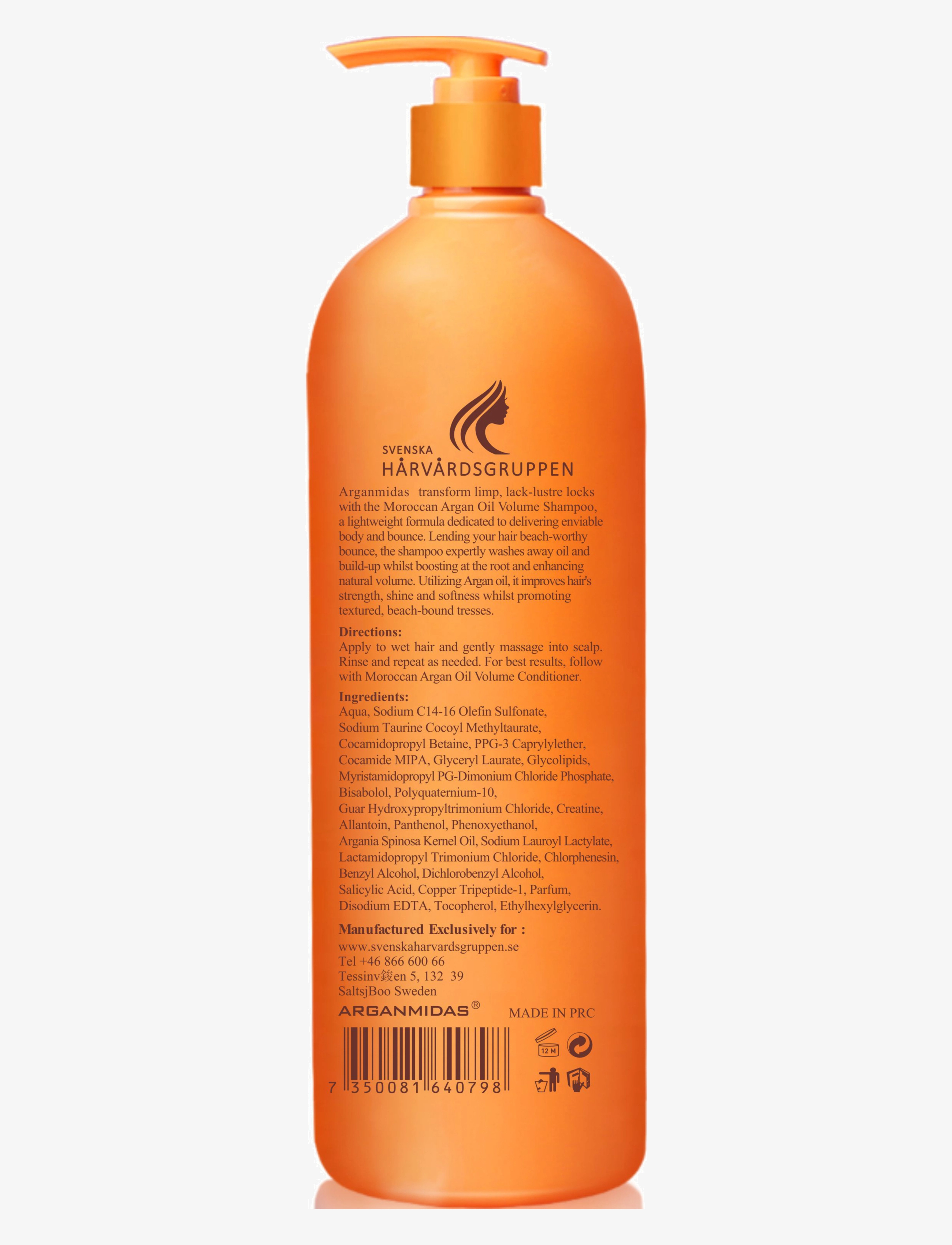 Arganmidas - Moroccan Argan Oil Volume Shampoo - Šampoon - no color - 2