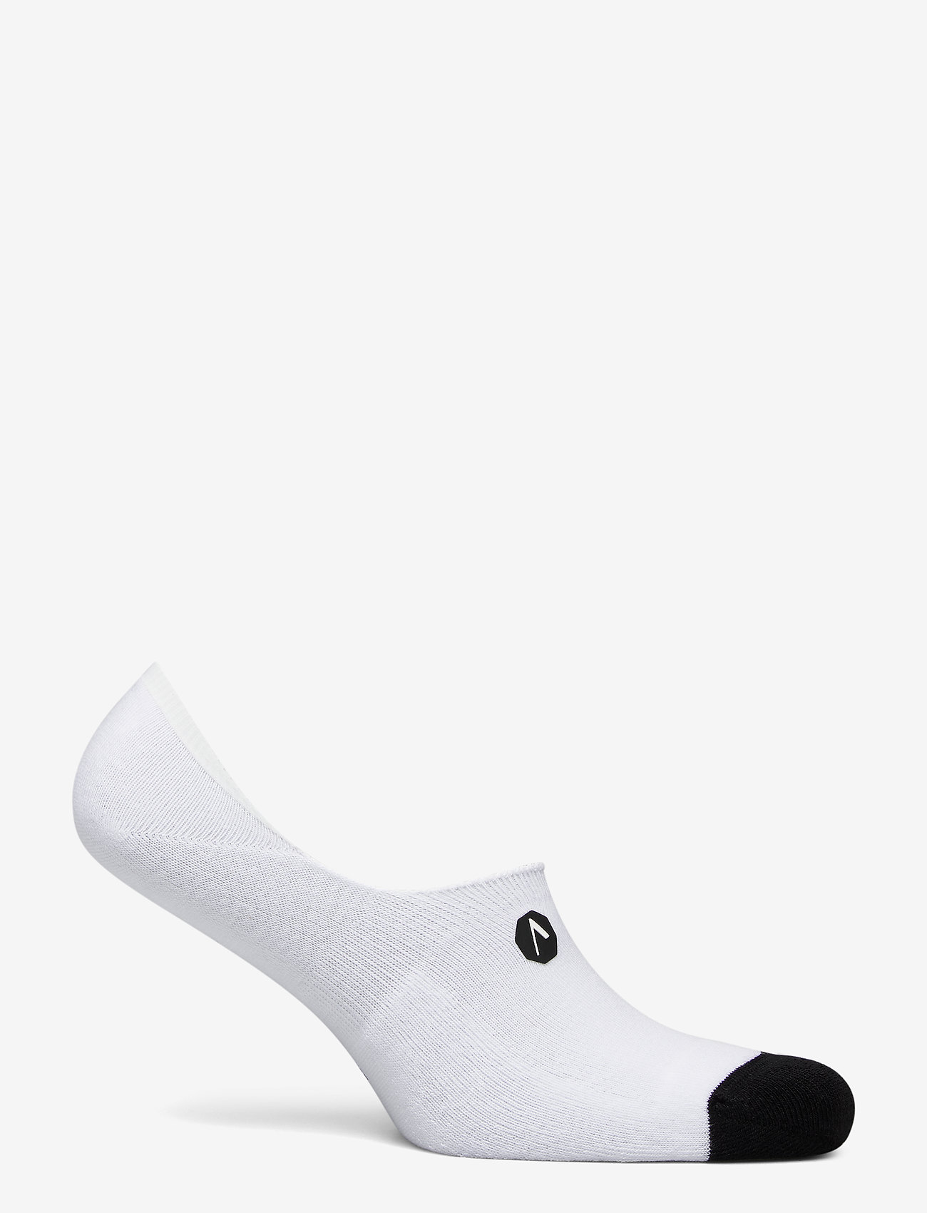 ARKK Copenhagen - The No Show Sock - white black - 1