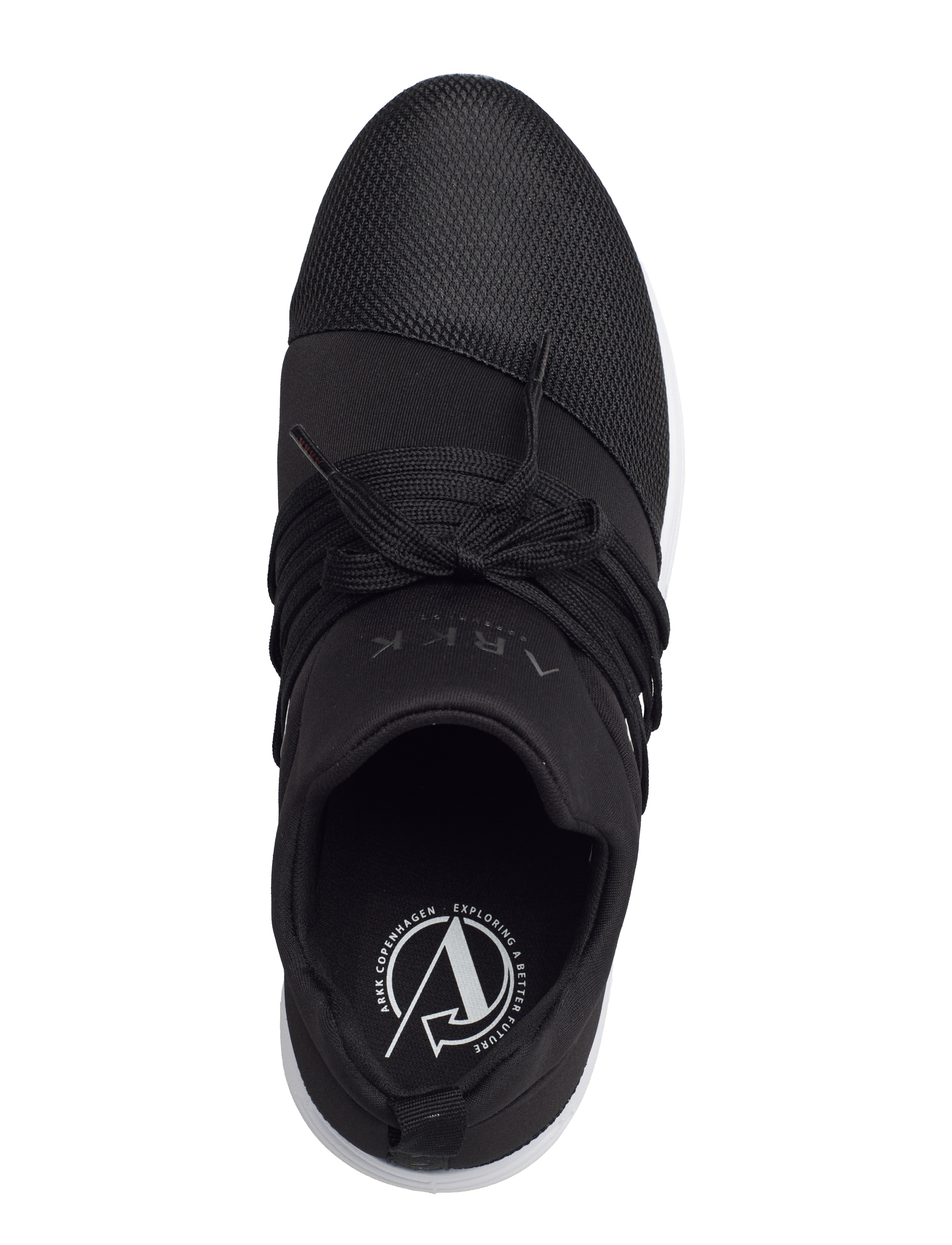 ARKK Copenhagen - Raven Mesh PET S-E15 Jet Black White - Men - jet black white - 3