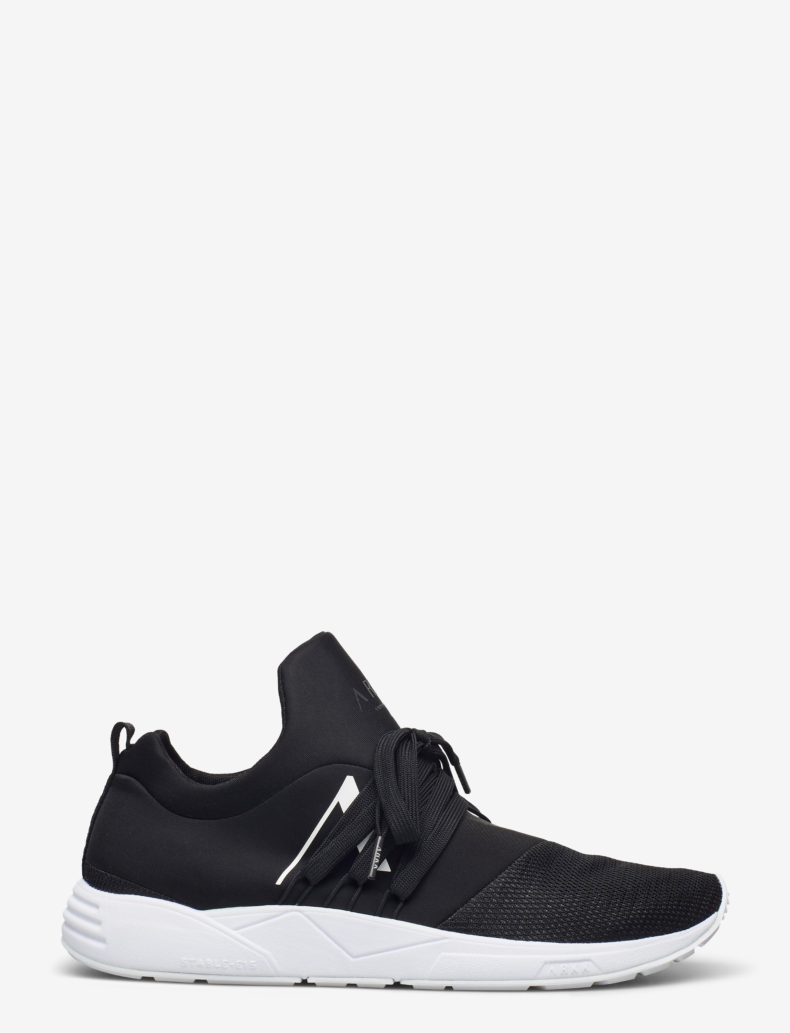 ARKK Copenhagen - Raven Mesh PET S-E15 Jet Black Whit - jet black white - 1