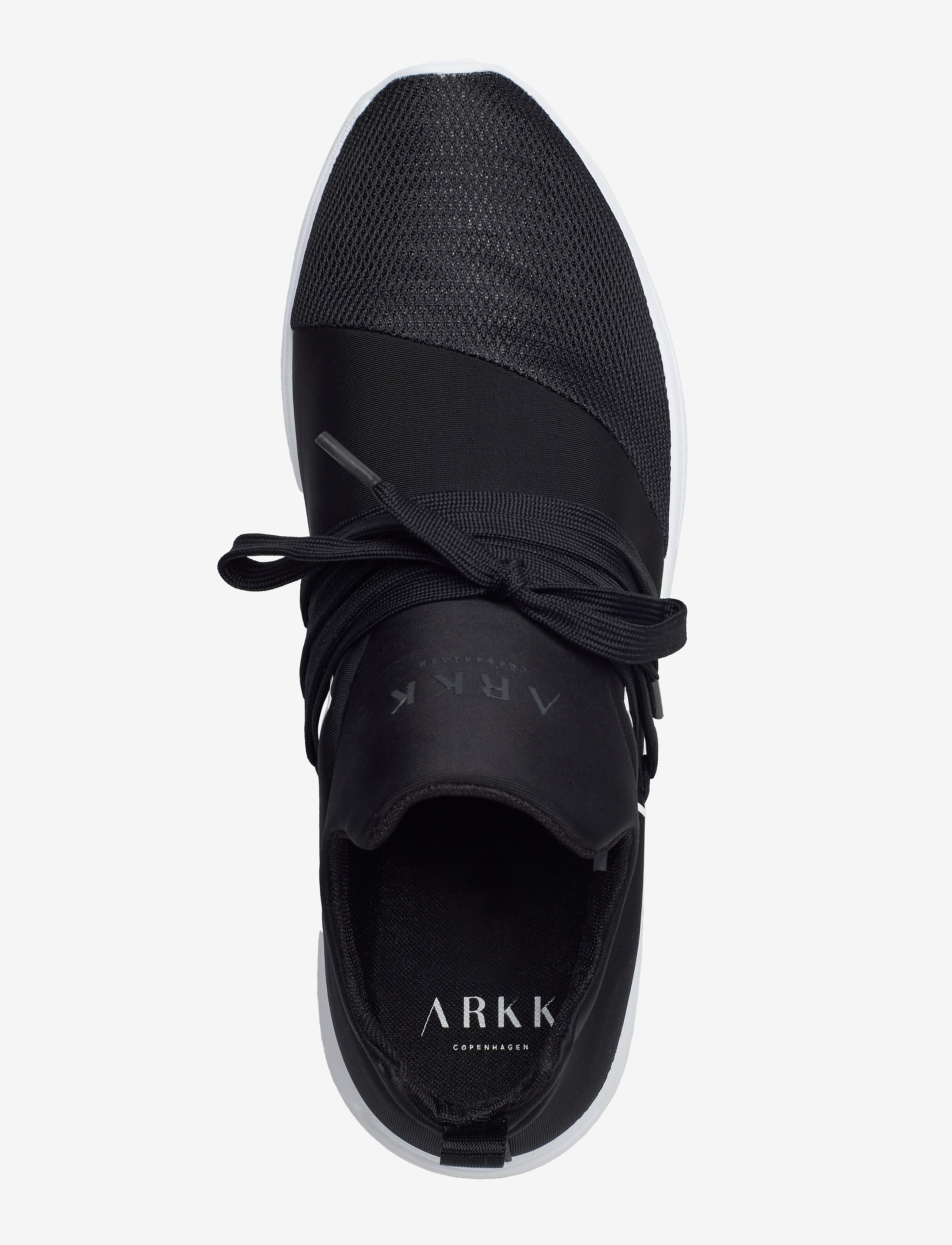 ARKK Copenhagen - Raven Mesh PET S-E15 Jet Black Whit - jet black white - 3