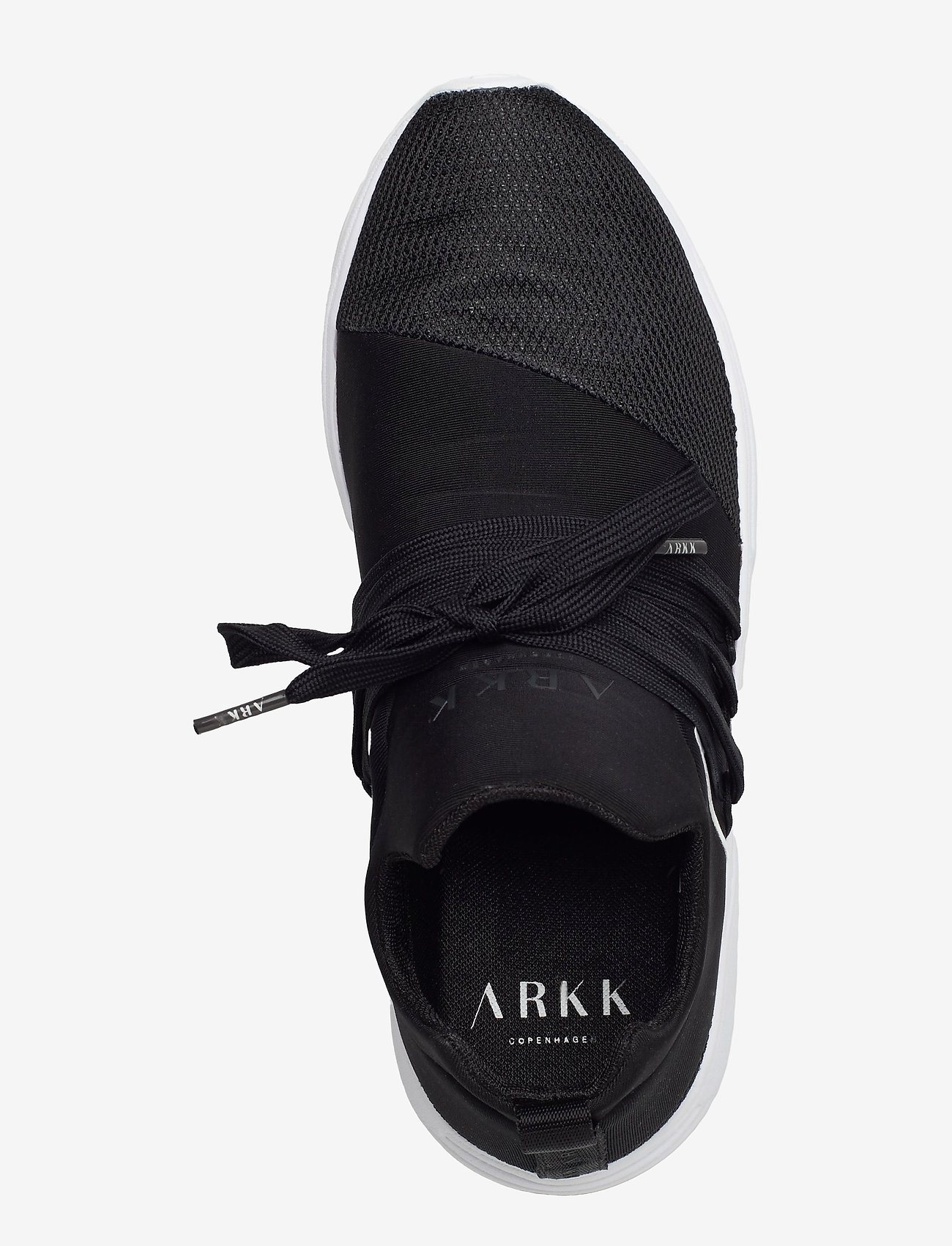 ARKK Copenhagen - Raven Mesh PET S-E15 Jet Black Whit - jet black white - 3