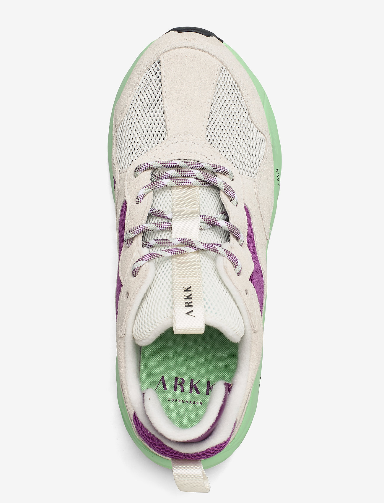 ARKK Copenhagen - Kanetyk Suede W13 - off white neo mint - 3