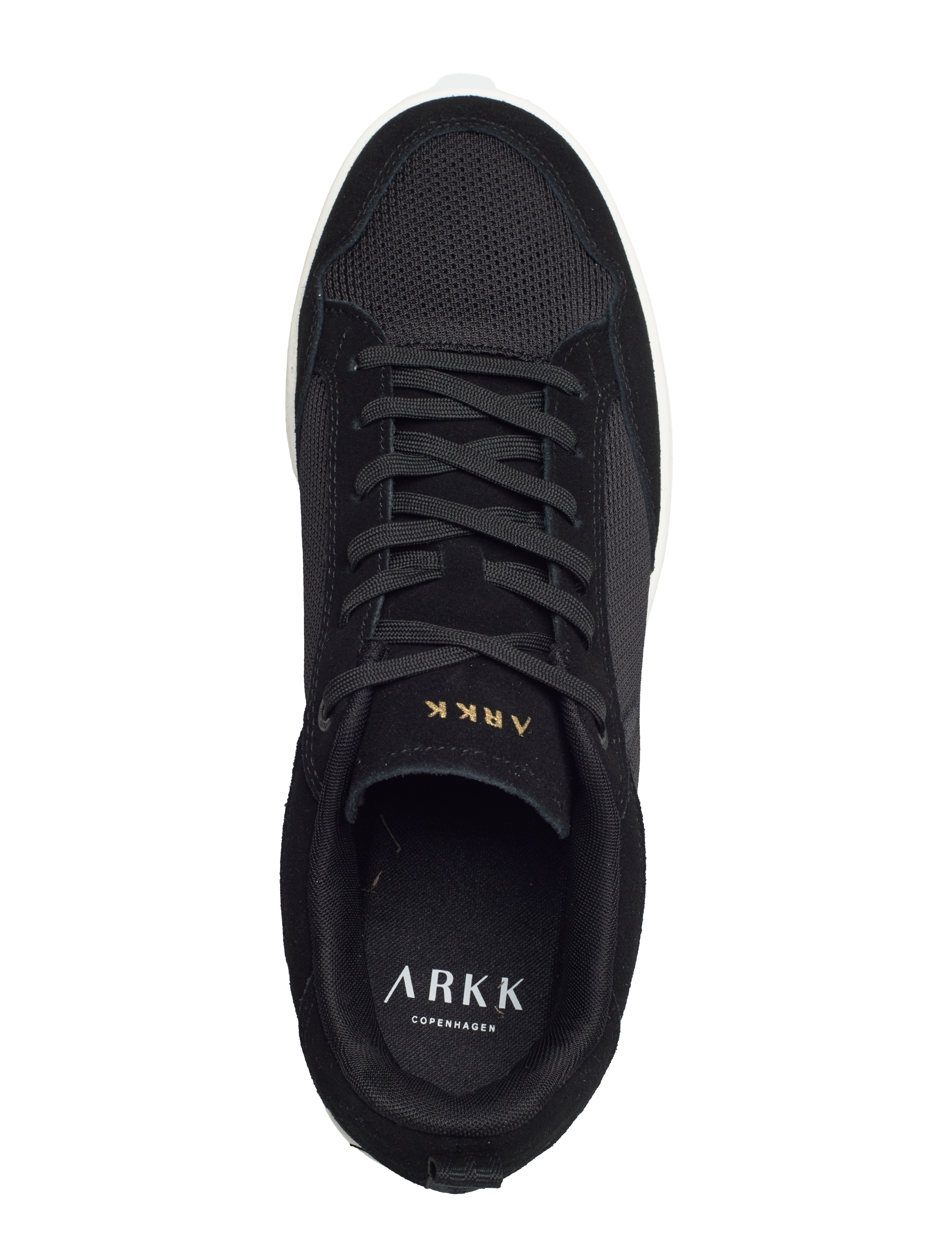 ARKK Copenhagen - Visuklass Mesh Suede S-C18 Black Marshmallow - Men - black marshmallow - 3