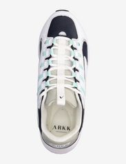 ARKK Copenhagen - Apaze Leather F-PRO90 White Silver - låga sneakers - white silver birch - 3