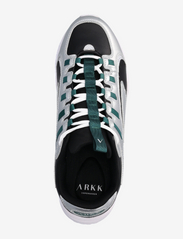 ARKK Copenhagen - Apaze Leather F-PRO90 Silver Black - laag sneakers - silver black - 3