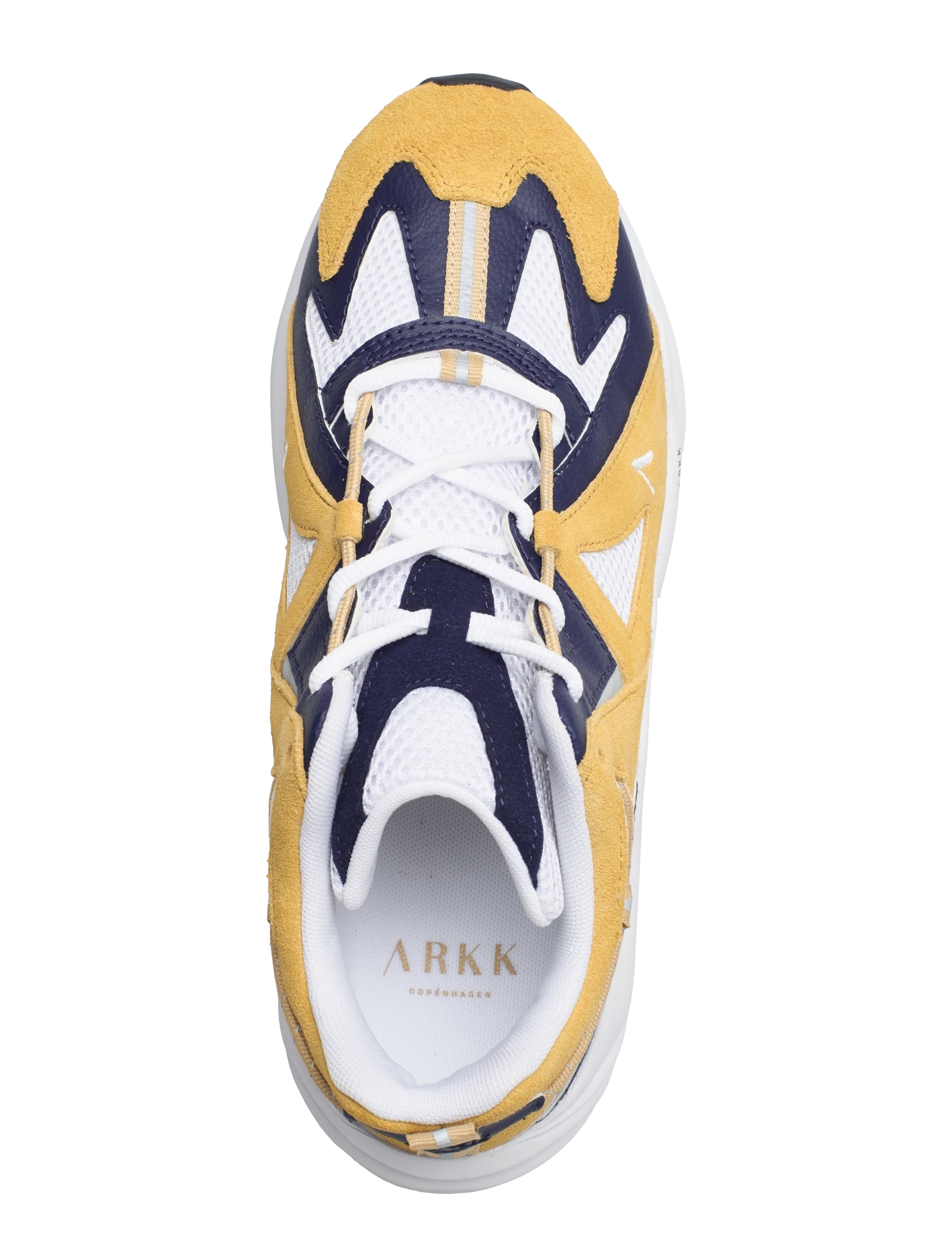 ARKK Copenhagen - Tuzon Suede W13 Honey Mustard Patriot Blue - Men - honey mustard patriot blue - 3
