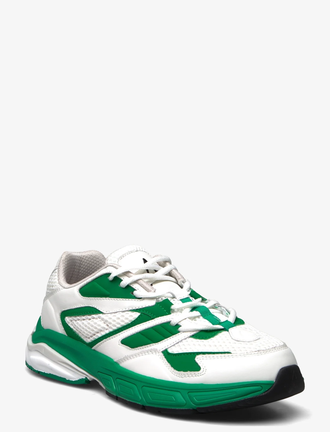 ARKK Copenhagen - Gravity Leather Space-R Wind Grey F - lave sneakers - white green tambourine - 0