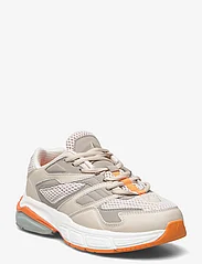 ARKK Copenhagen - Gravity Leather Space-R White Turtl - niedrige sneakers - wind grey fall orange - 0