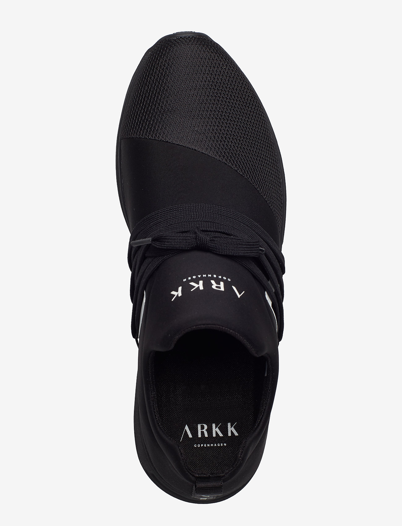 ARKK Copenhagen - Raven Mesh PET S-E15 All Black Whit - all black white - 2