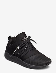 ARKK Copenhagen - Raven Mesh PET S-E15 All Black Whit - low top sneakers - all black white - 0