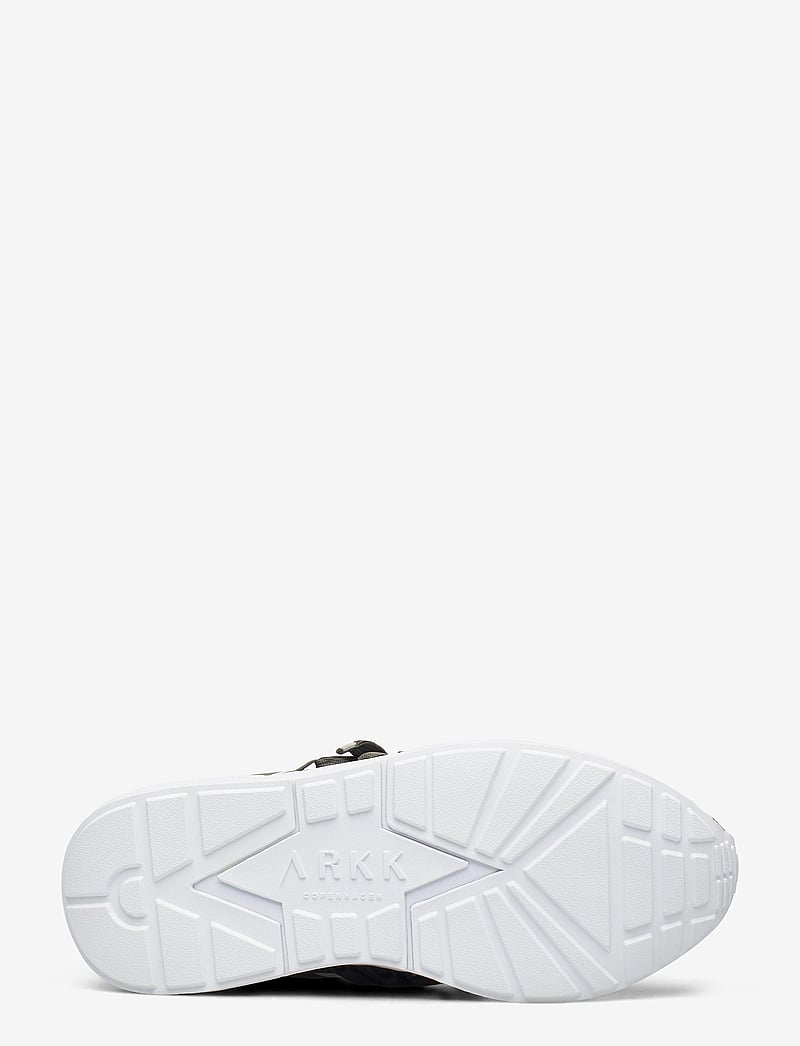 ARKK Copenhagen - Raven Mesh PET S-E15 Dark Army Whit - madala säärega tossud - dark army white - 4