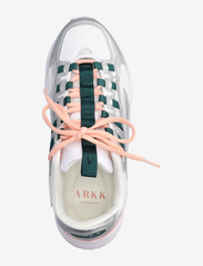 ARKK Copenhagen - Apaze Leather F-PRO90 Silver Soft P - låga sneakers - silver soft peach - 3
