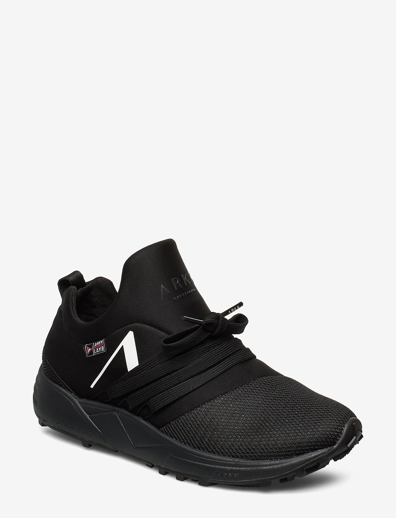 ARKK Copenhagen - Raven Mesh HL S-E15 Vibram Black Wh - niedrige sneakers - black white - 0