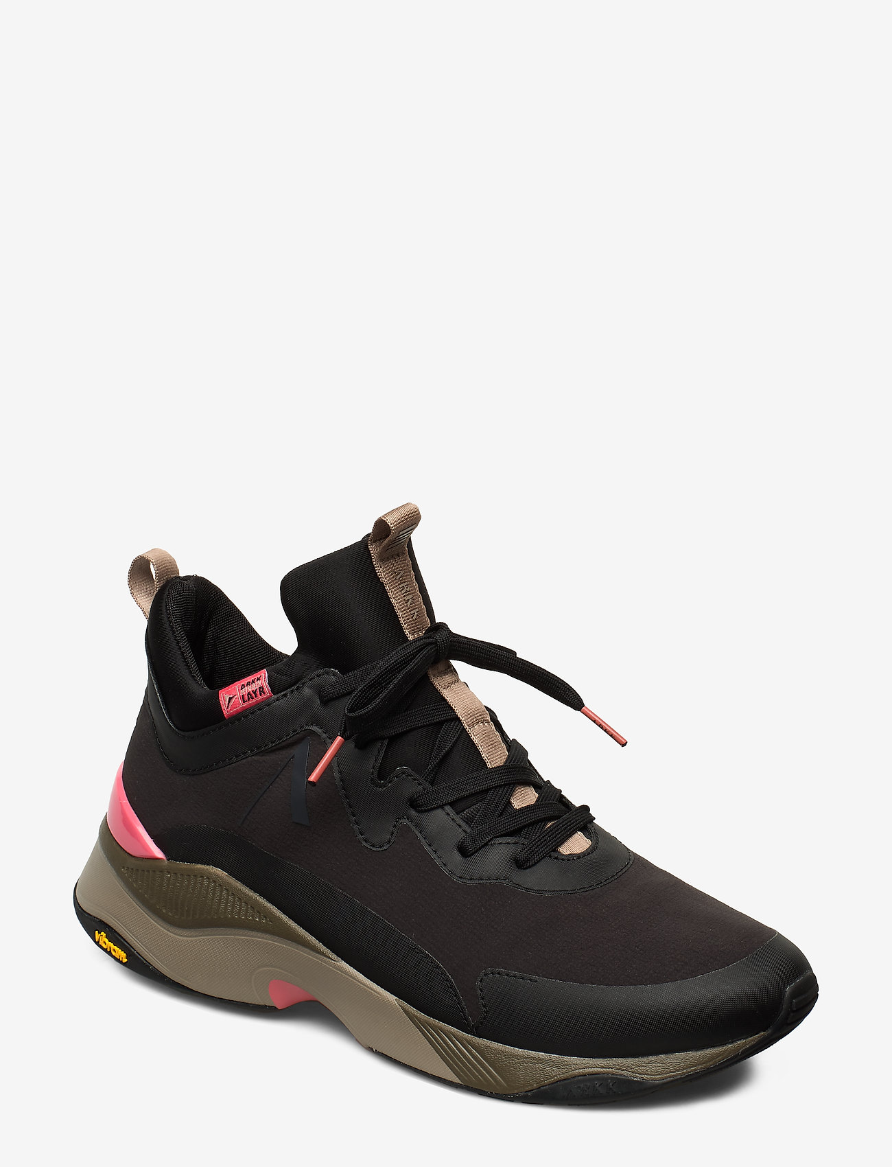 ARKK Copenhagen - Stormrydr Nylon HL VULKN Vibram - black rich coral - 0