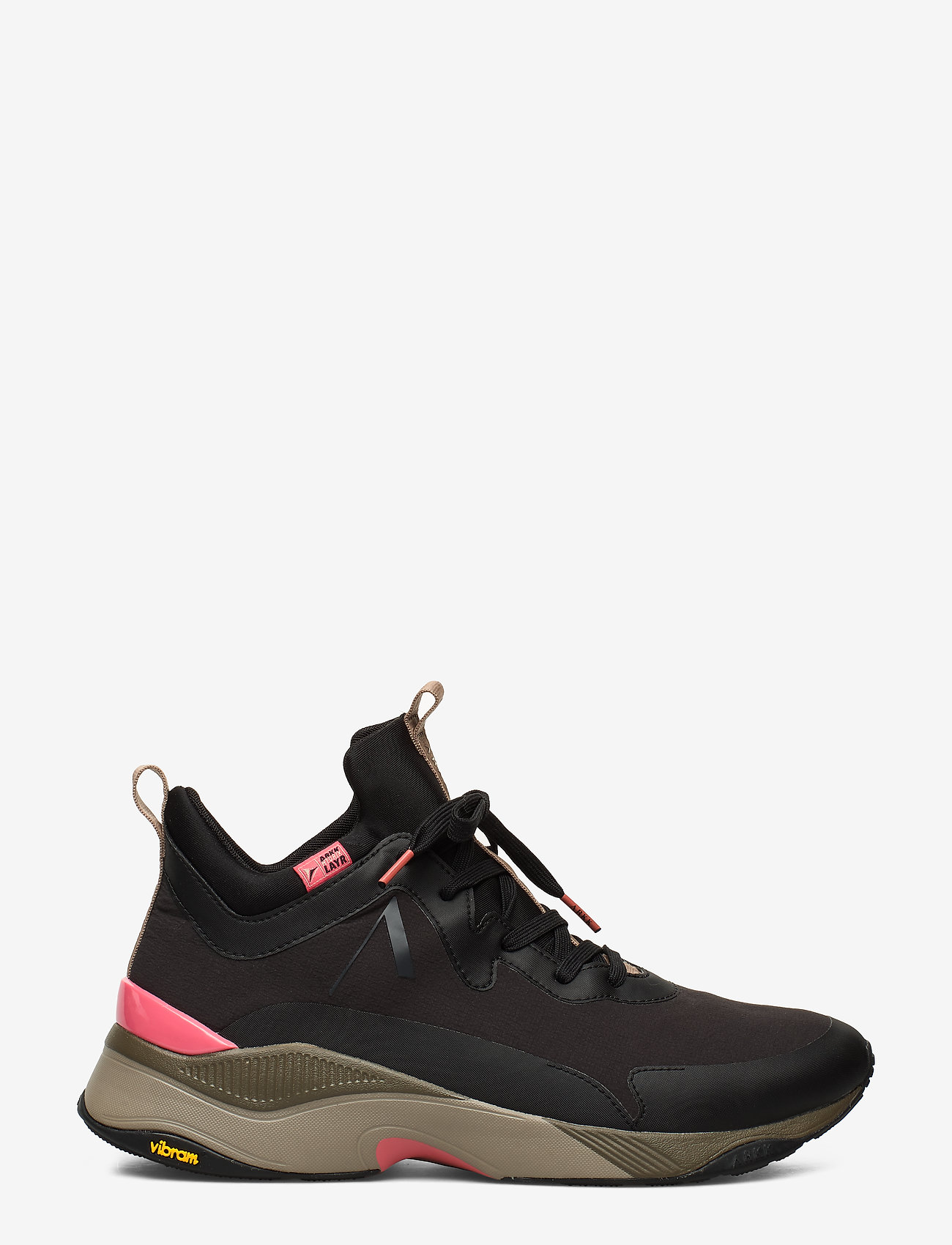 ARKK Copenhagen - Stormrydr Nylon HL VULKN Vibram - black rich coral - 2