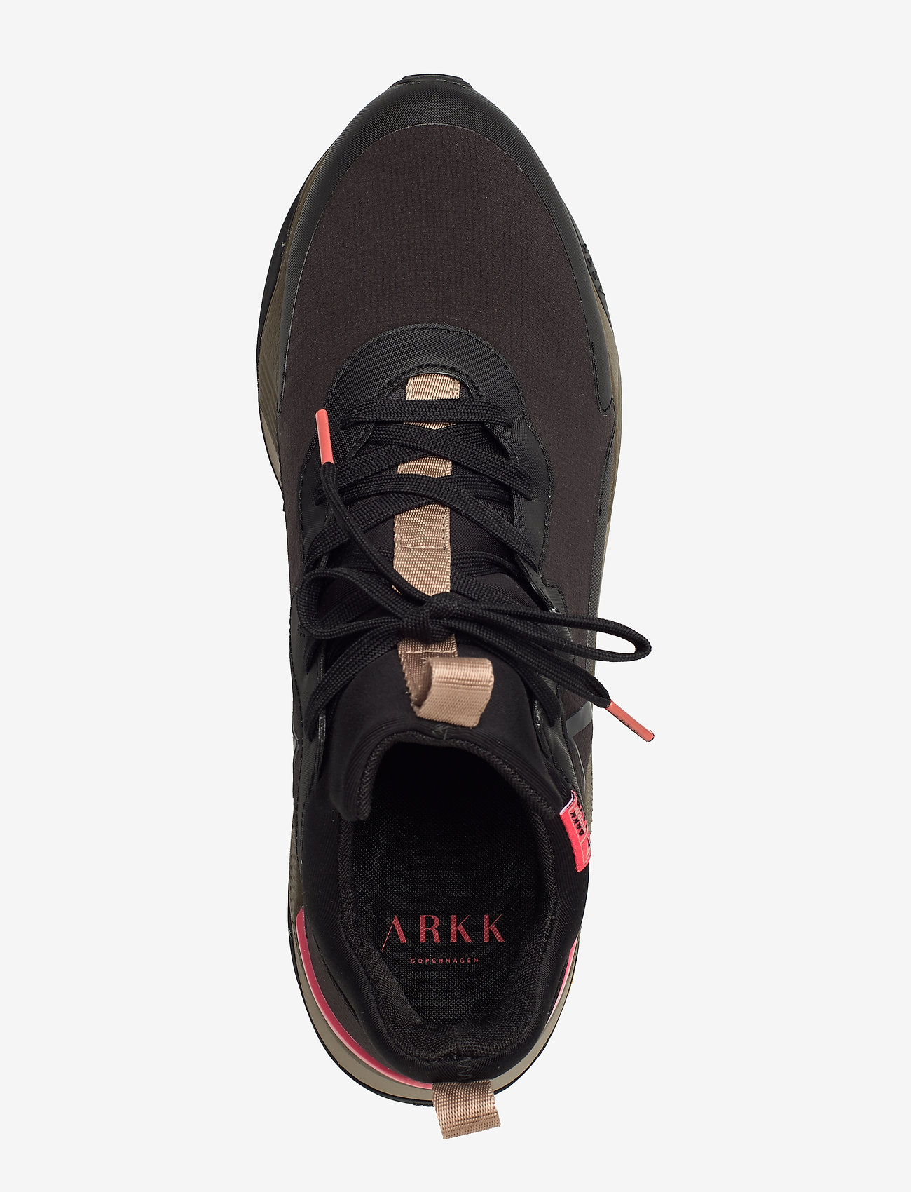 ARKK Copenhagen - Stormrydr Nylon HL VULKN Vibram - black rich coral - 3